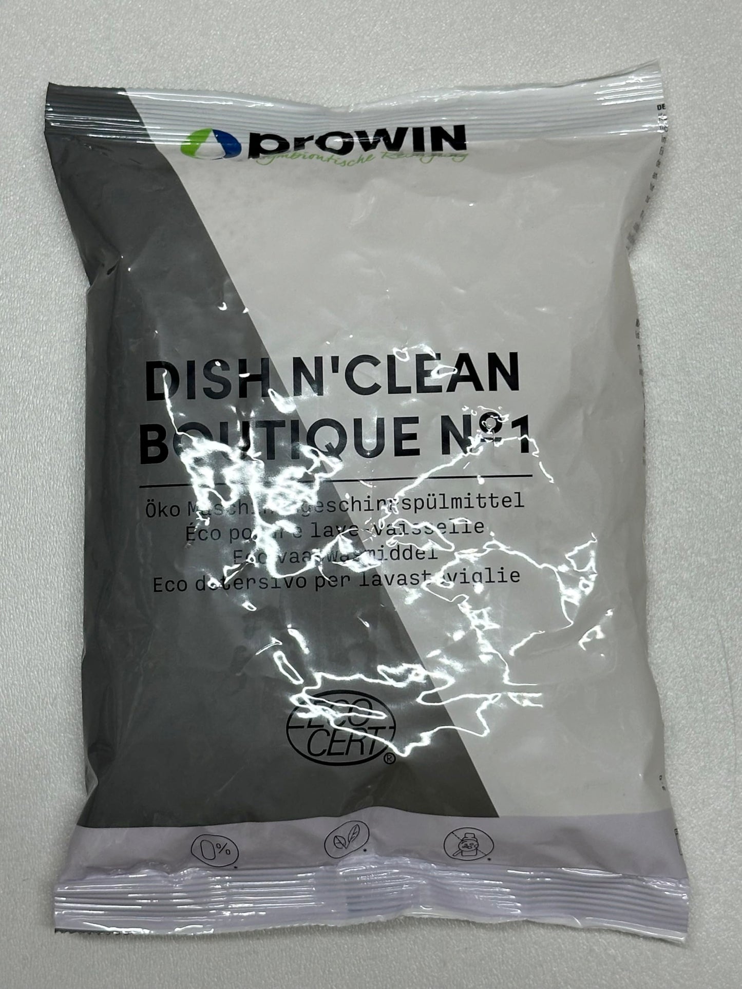 proWIN Dish n´clean Boutique No1 500g NF uzpildes maisiņš trauku mazgāšanas līdzeklis