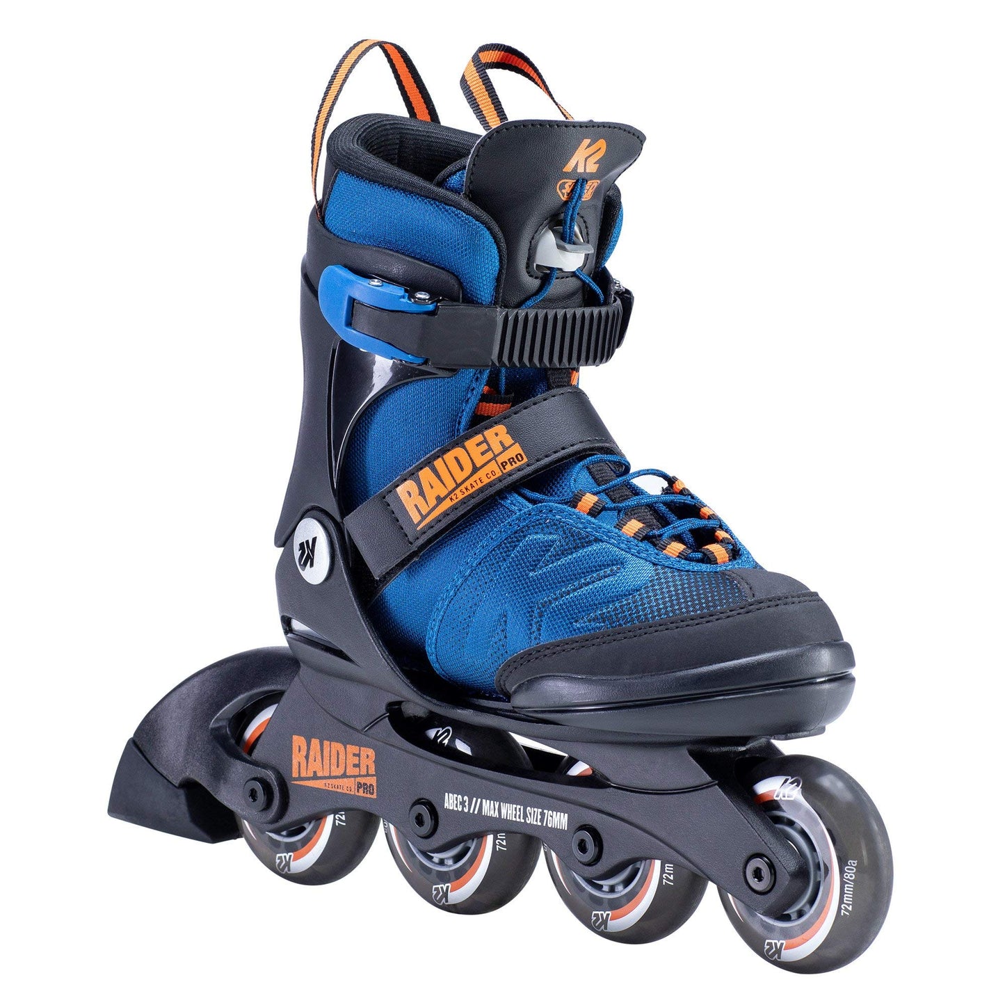 Skrituļslidas K2 Raider PRO bērniem un zēniem, regulējamas par 5 izmēriem