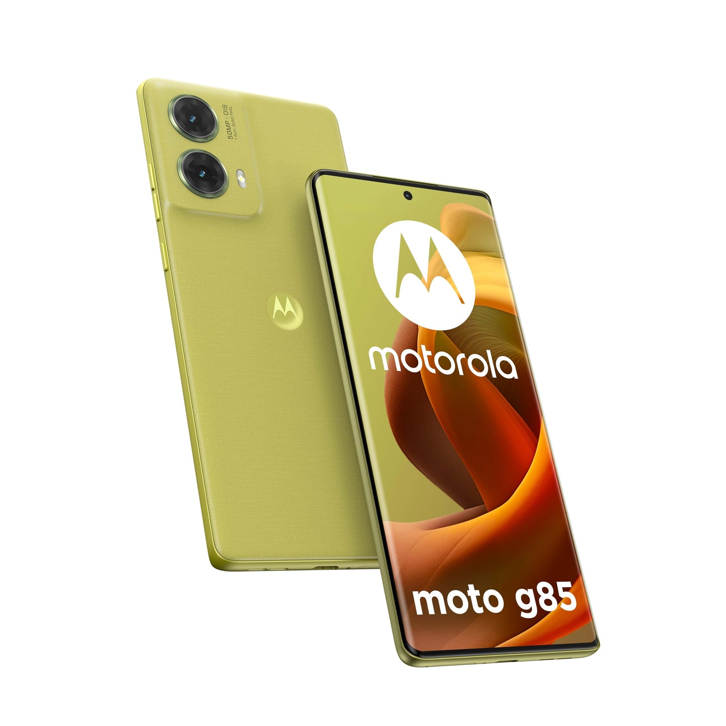 Motorola Moto g85 5G - 6.67" Dual SIM, Android 14, 12GB RAM, 256GB storage, 5000mAh battery, green color.