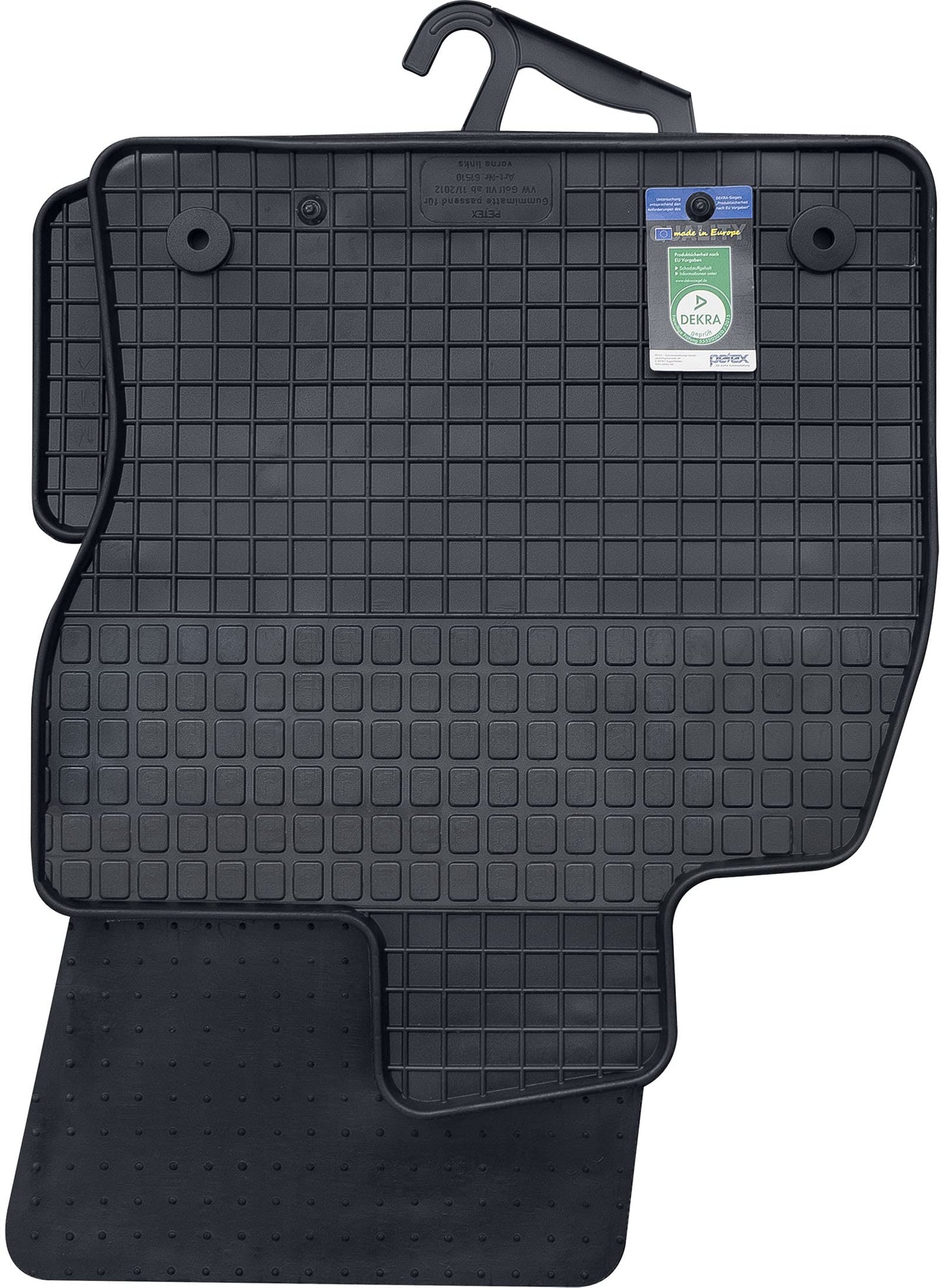 MDM SP-7324 Paklāji Velūrs Automašīnu paklājs piemērots Volkswagen Tiguan Allspace 2017> / Skoda Kodiaq 2017> / Seat Tarraco (arī Plug-in hibrīds) 2018>