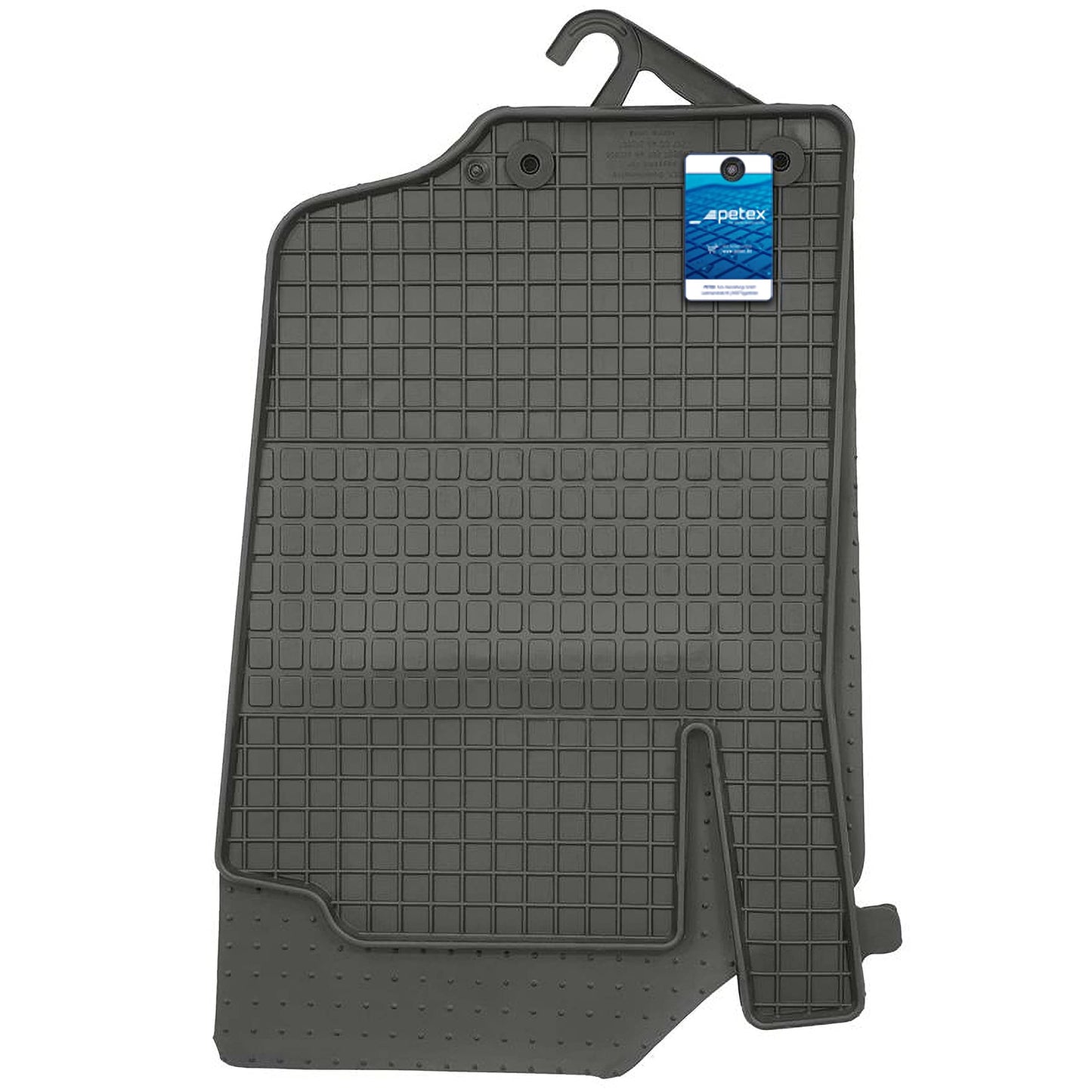 PETEX gumijas paklājiņi, kas piemēroti 207 no 04/2006-03/2012 / 207 CC no 02/2007, melni, 4 daļas