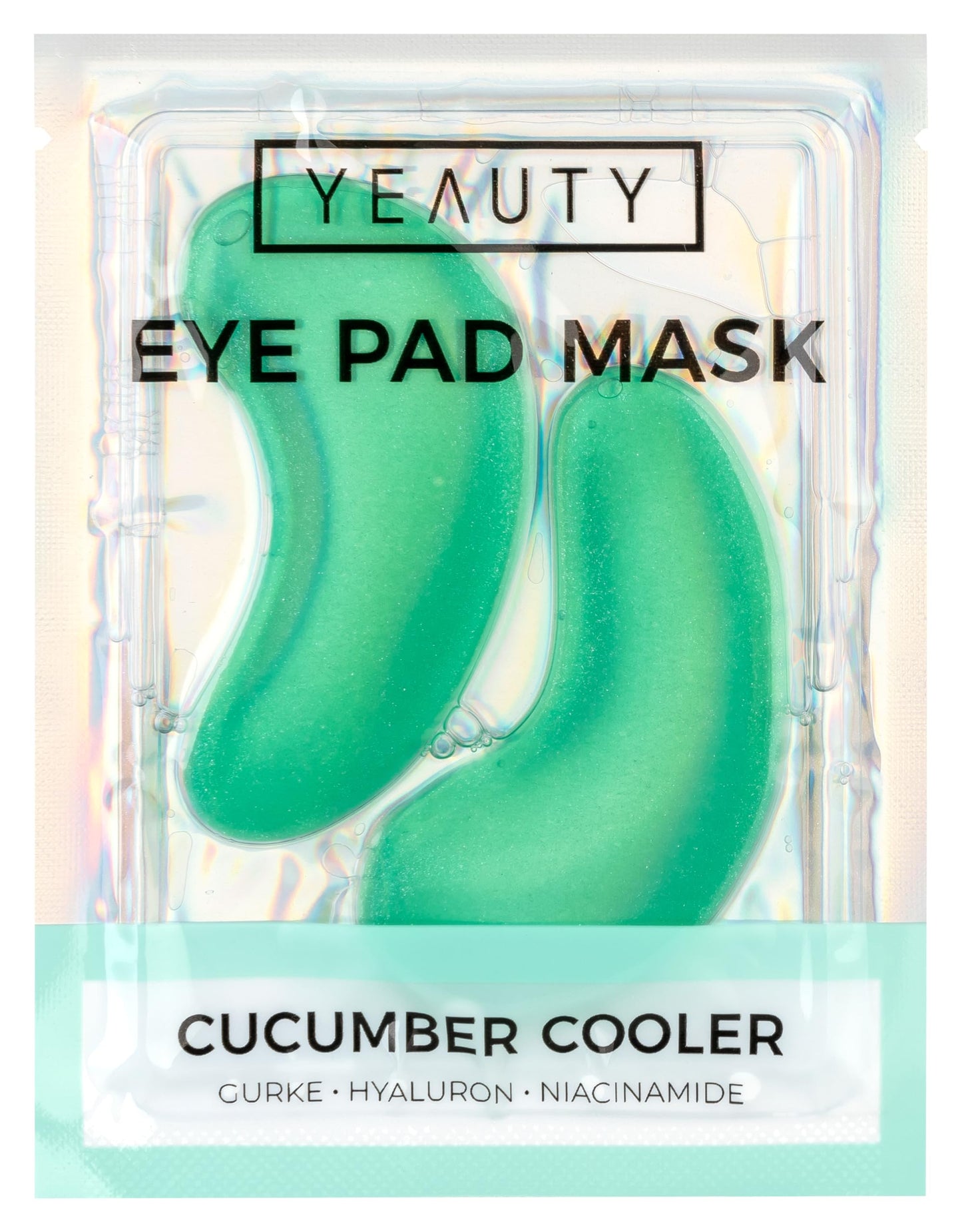 Acu plāksteru maska YEAUTY Cucumber Cooler ar gurķi un hialuronskābi