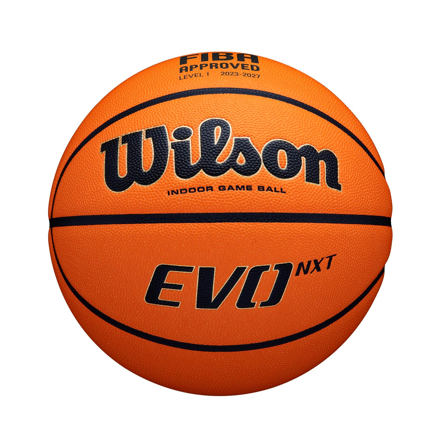 Basketbola bumba WILSON EVO NXT FIBA Game Ball, Mischleder, 7. izmērs, iekšdarbam, brūna, WTB0965XB