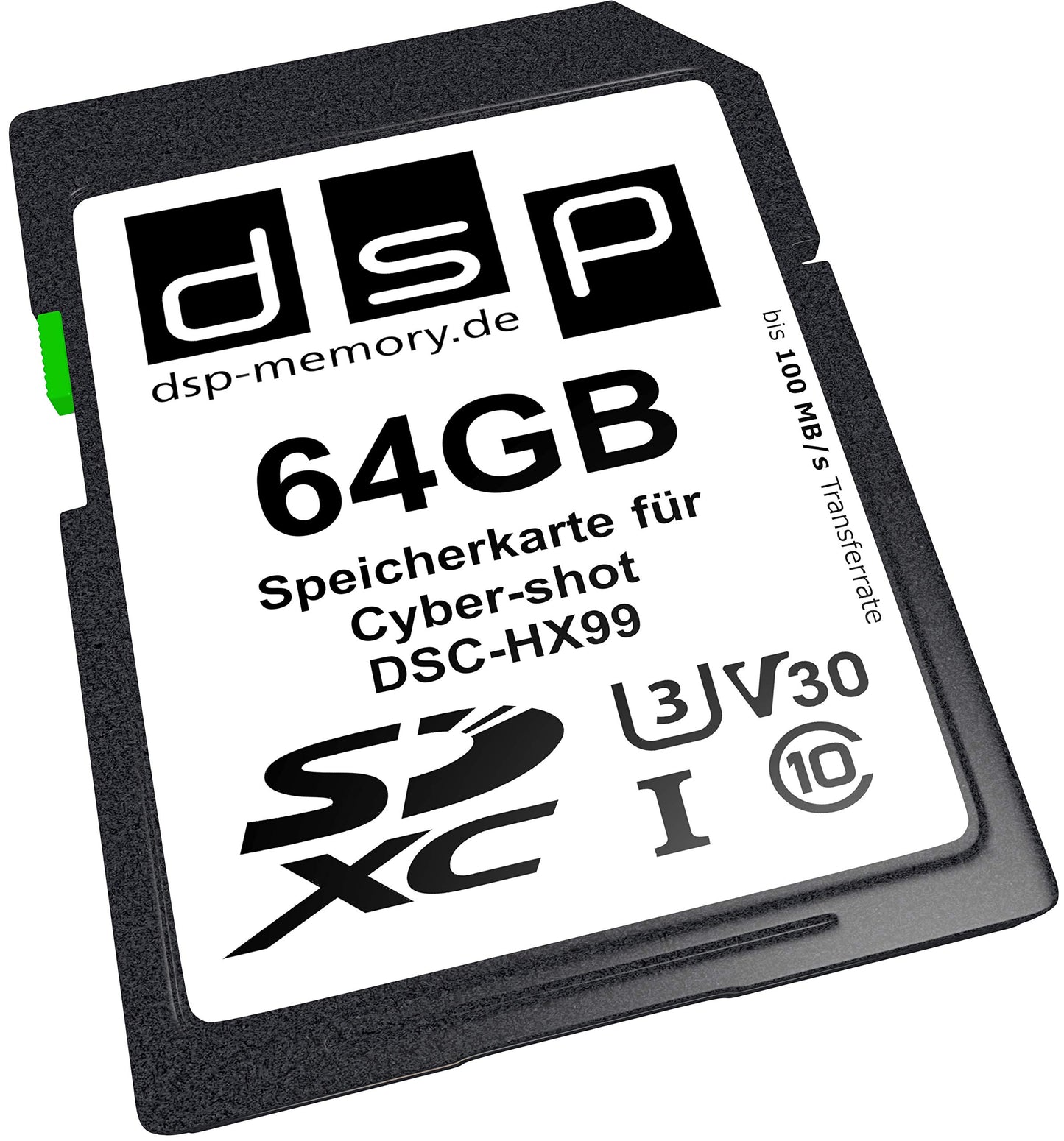 Cyber-Shot DSC-HX99 64GB Professional V30 memory card - high-speed storage for digital photography.