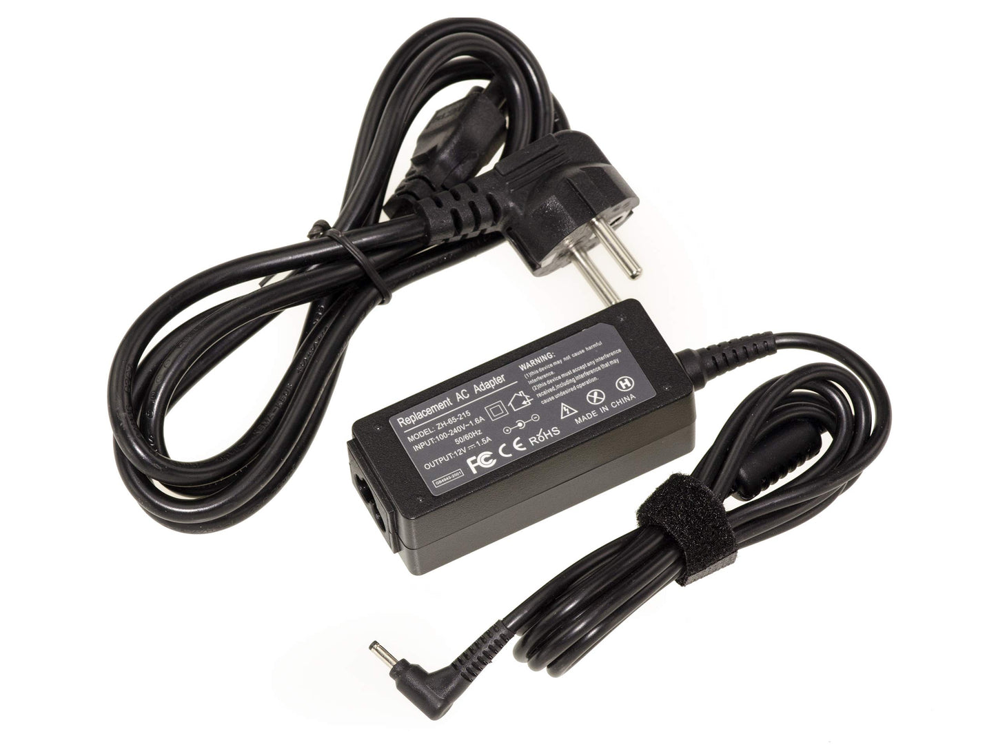 KALEA-INFORMATIQUE barošanas bloks klēpjdatoram 12V 1.5A, 1x3mm savienojums, saderīgs ar Acer Aspire Switch 10.