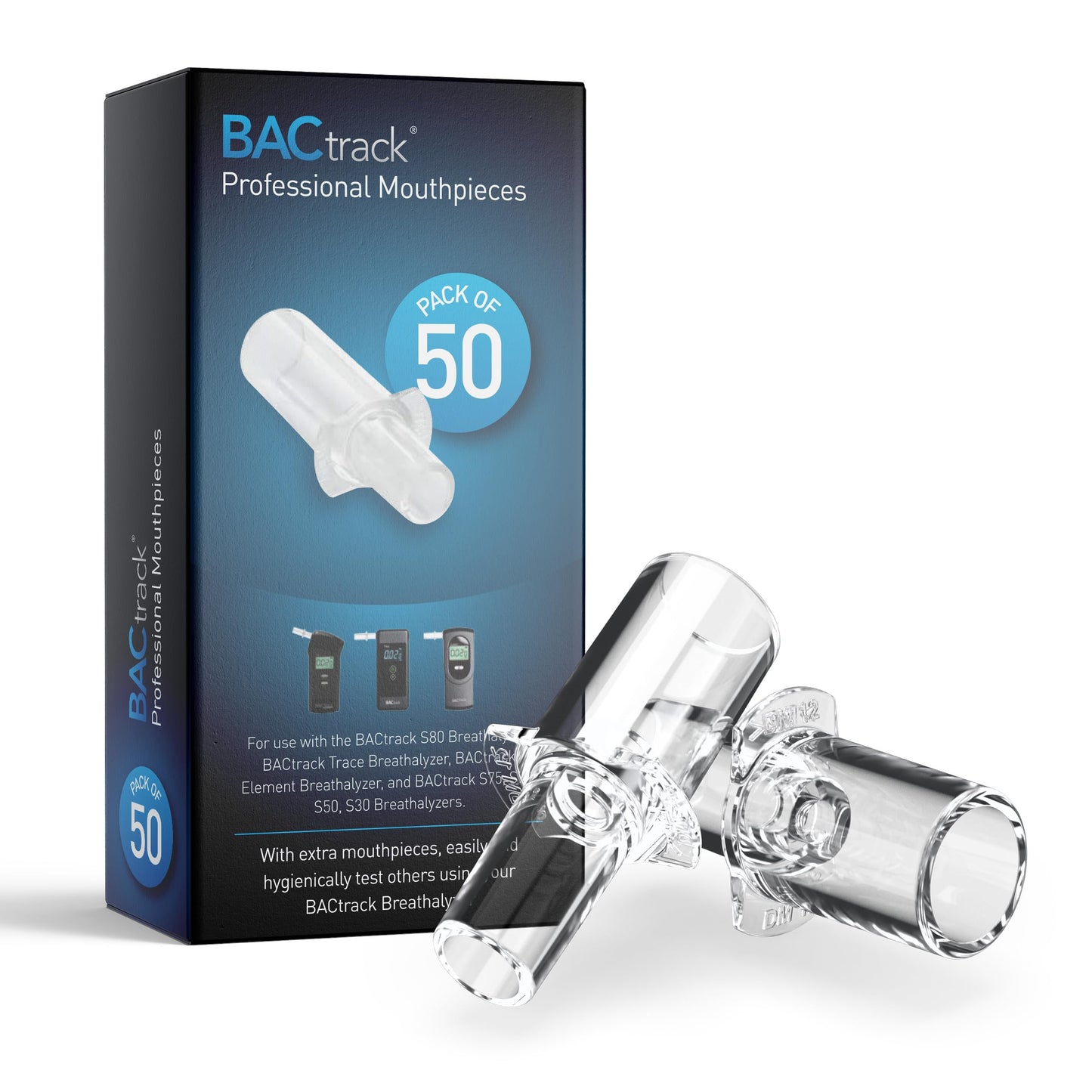 BACtrack profesionālie alkohola testera iemutīši (50 gab. iepakojums)