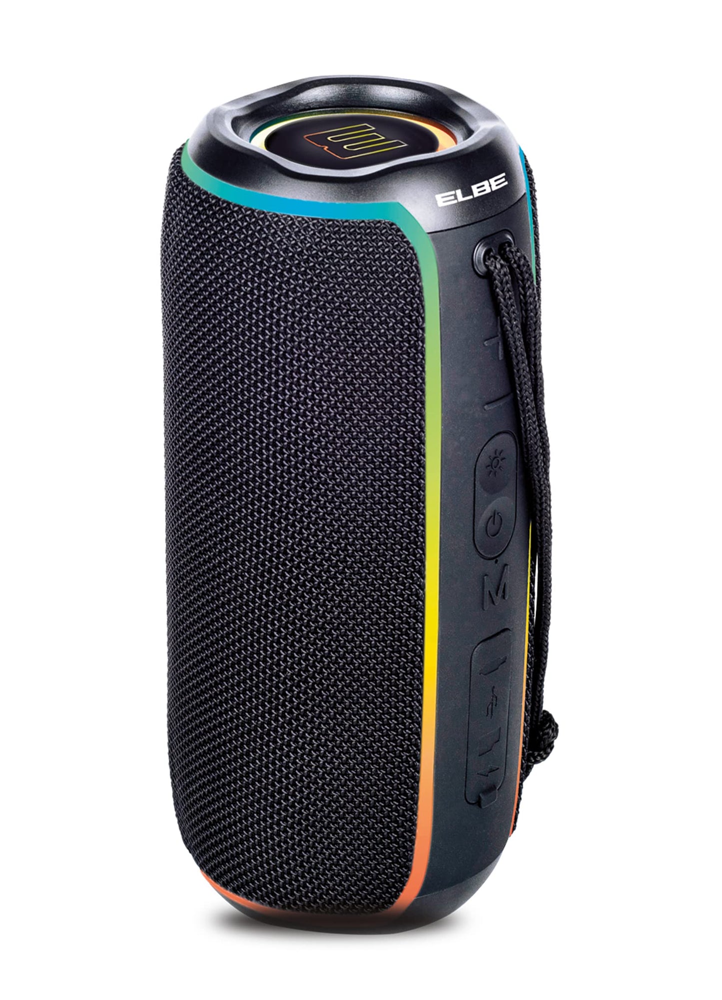 ELBE BT skaļrunis 20W Melns IPX6 TWS efekti LED-gaisma ALT-N12-TWS