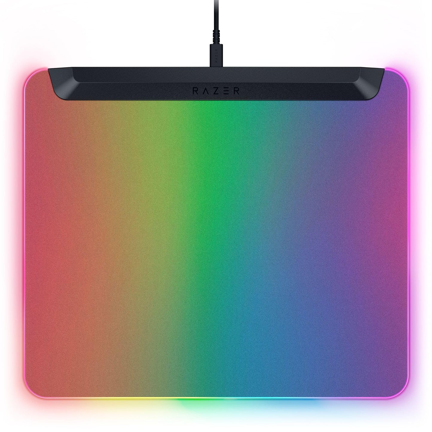 Razer Firefly V2 Pro - RGB spēļu peles paliktnis ar 15 zonu LED, mikrogravētu virsmu un USB-C kabeli, melns.