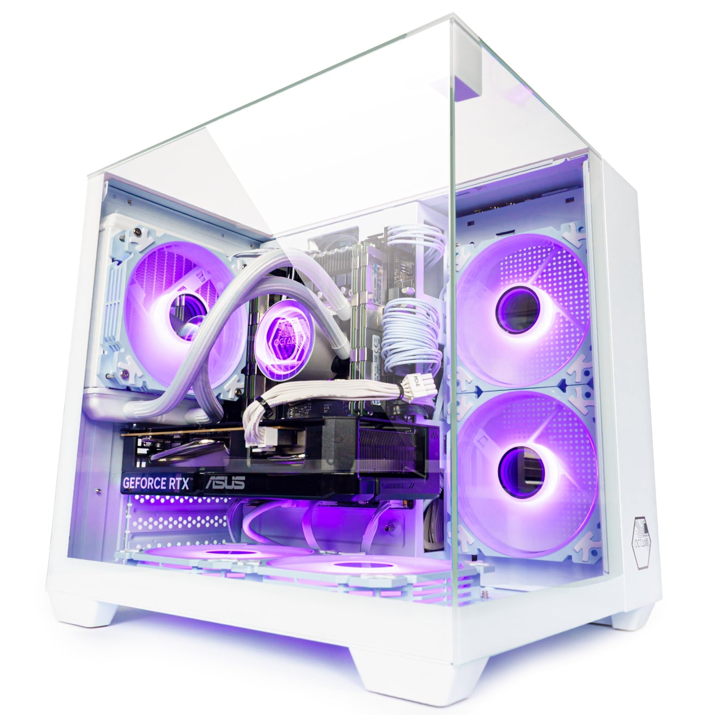 Spēļu dators Venom White ar ūdens dzesēšanu, RGB, līdz 128GB RAM, GTX 1660S/ RTX 3050/ RTX 5060, līdz 2TB SSD, Intel E5, WiFi, BT (1. Grafikkarte: NVIDIA GTX 1660 SUPER, 32GB RAM | 240GB SSD)
