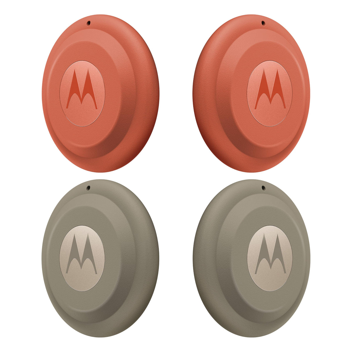 Bluetooth izsekotājs Motorola Moto Tag 2, 4 gab., Android ierīcēm, Channel Sounding + UWB, IP68 aizsardzība, ilgs akumulatora darbības laiks, Pantone Arabesque & Laurel Oak