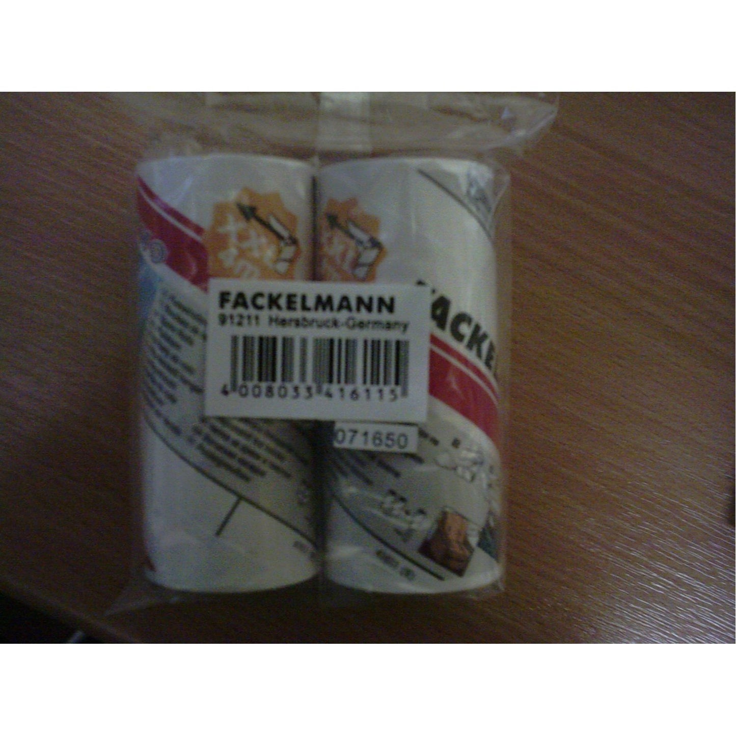 FACKELMANN Techno rezerves putekļu rullis 10cm, plastmasa, daudzkrāsains, apmēram 2