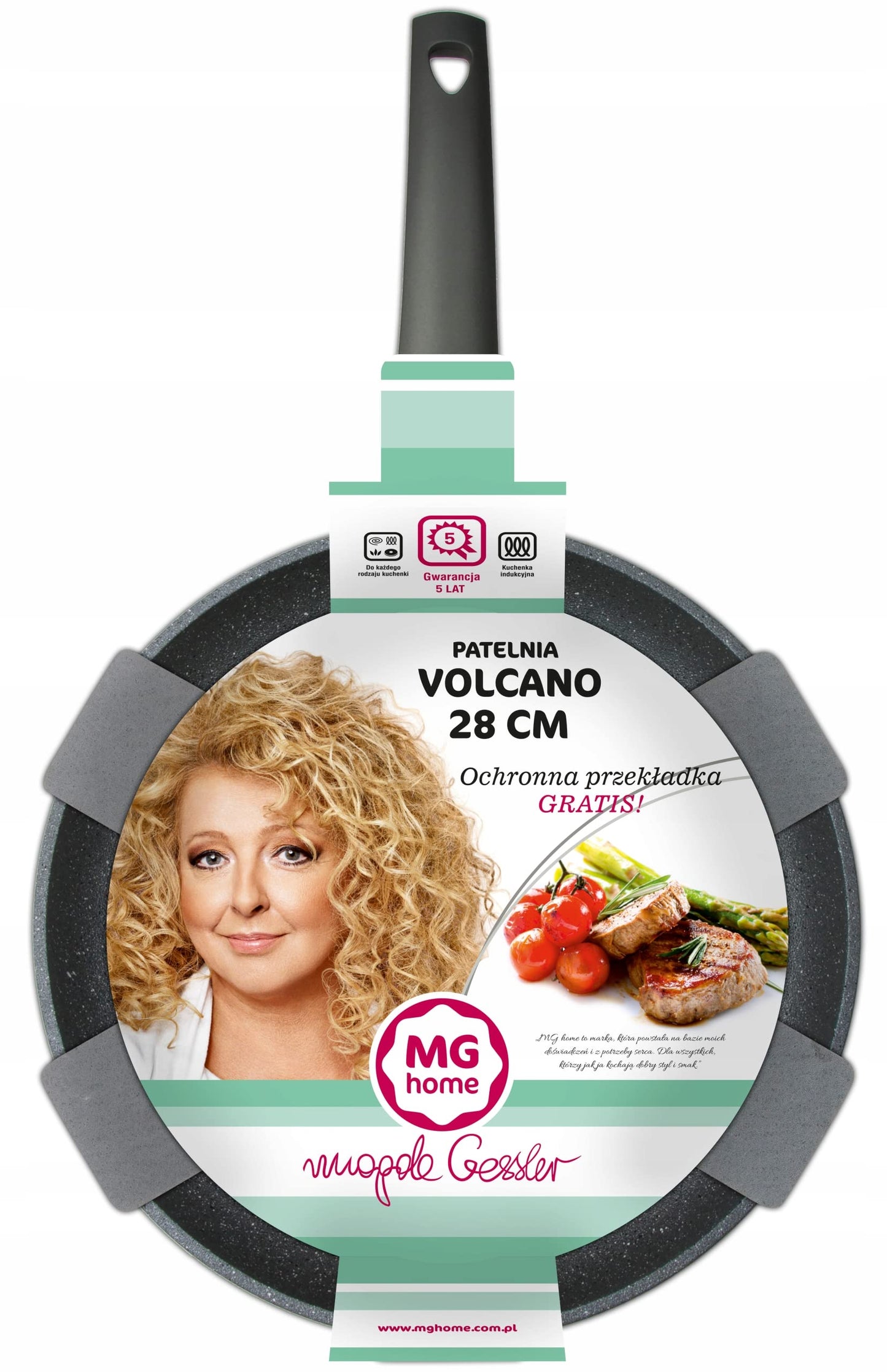 MG Home 7105015021 cepšanas panna - nerūsējošais tērauds, izturīga, viegli tīrāma, ideāla cepšanai.