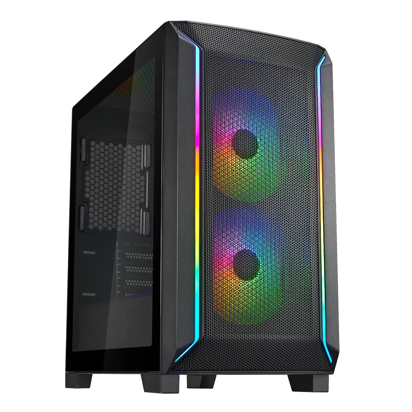 SilverStone SST-FA312Z-BG - Danger MATX augsta gaisa plūsma un augstas kapacitātes spēļu korpuss