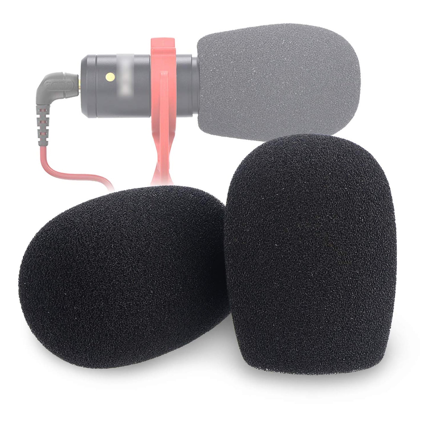 Mikrofona putu vēja aizsargs YOUSHARES VideoMicro Deadcat - pop filtrs Rode VideoMic Me Me-L kompaktajam mikrofonam (2 PACK)