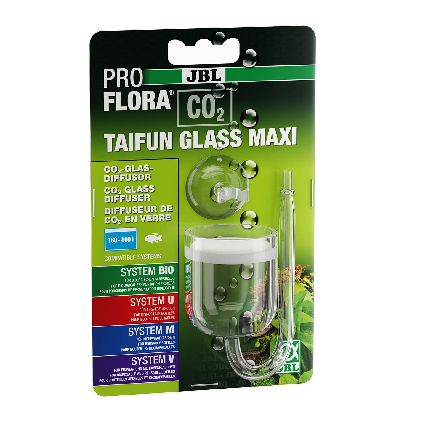 JBL PROFLORA CO2 Taifun Glass Maxi stikla CO2 difuzors
