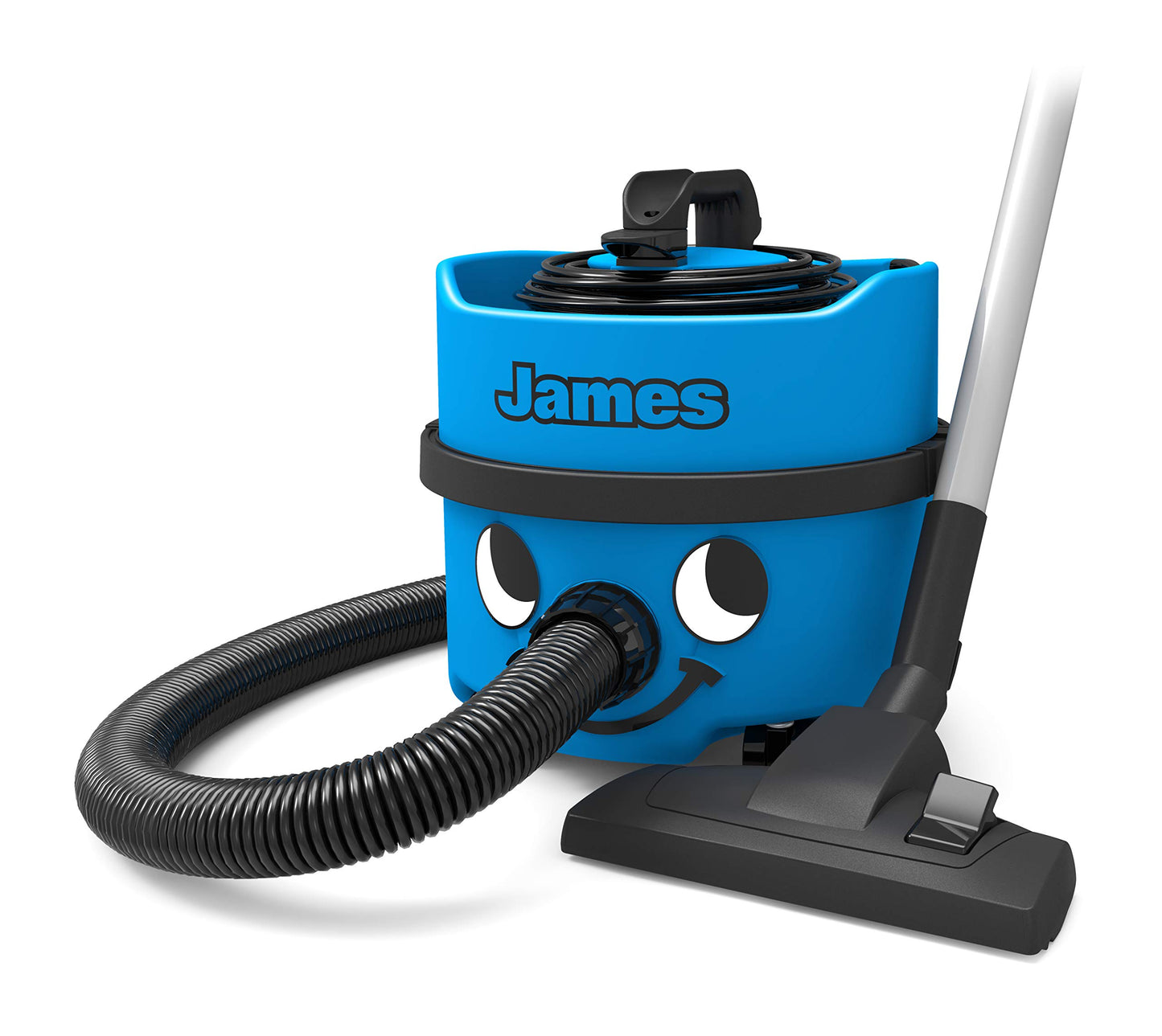 Numatic JVP180-11 grīdas putekļsūcējs - 620W, 72dB, zils, efektīvs un kluss tīrīšanai.