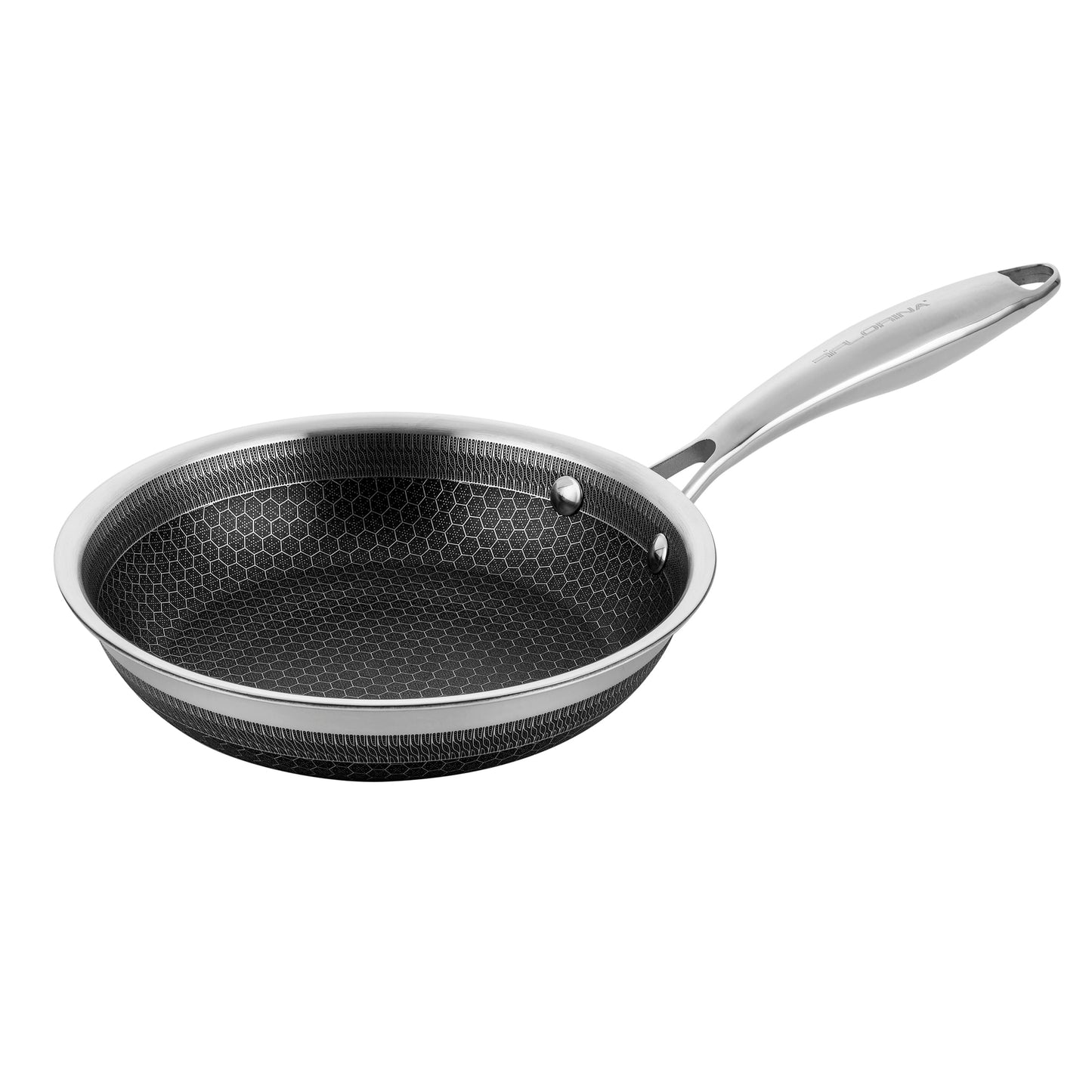 LE GOURMET Florina 20 cm cepamā panna - Izturīga, 3 slāņu seškanšu struktūra, pretpiedeguma pārklājums, ergonomisks rokturis.