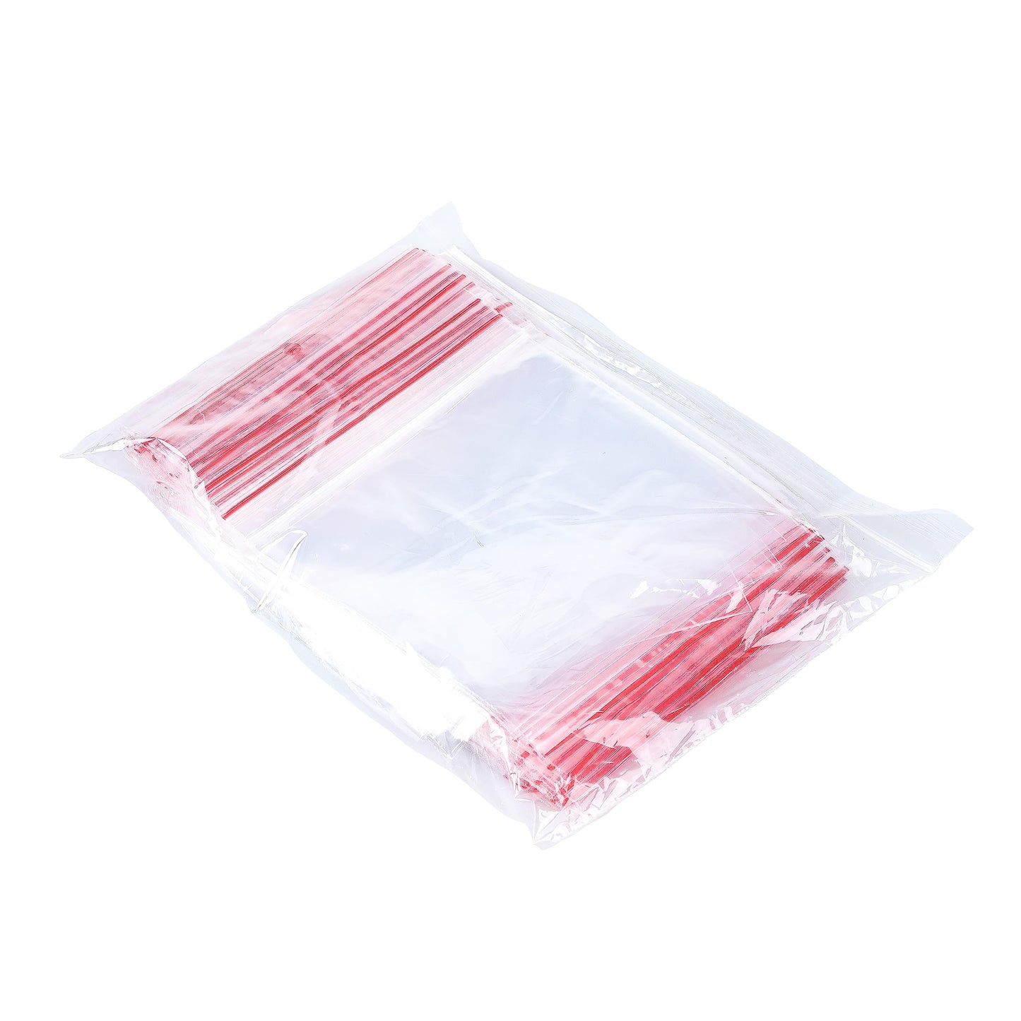 Rāvējslēdzēja maisiņi ar zip aizdari Office Products 8 x 12 cm, 100 gab., caurspīdīgi, pārtikai piemēroti