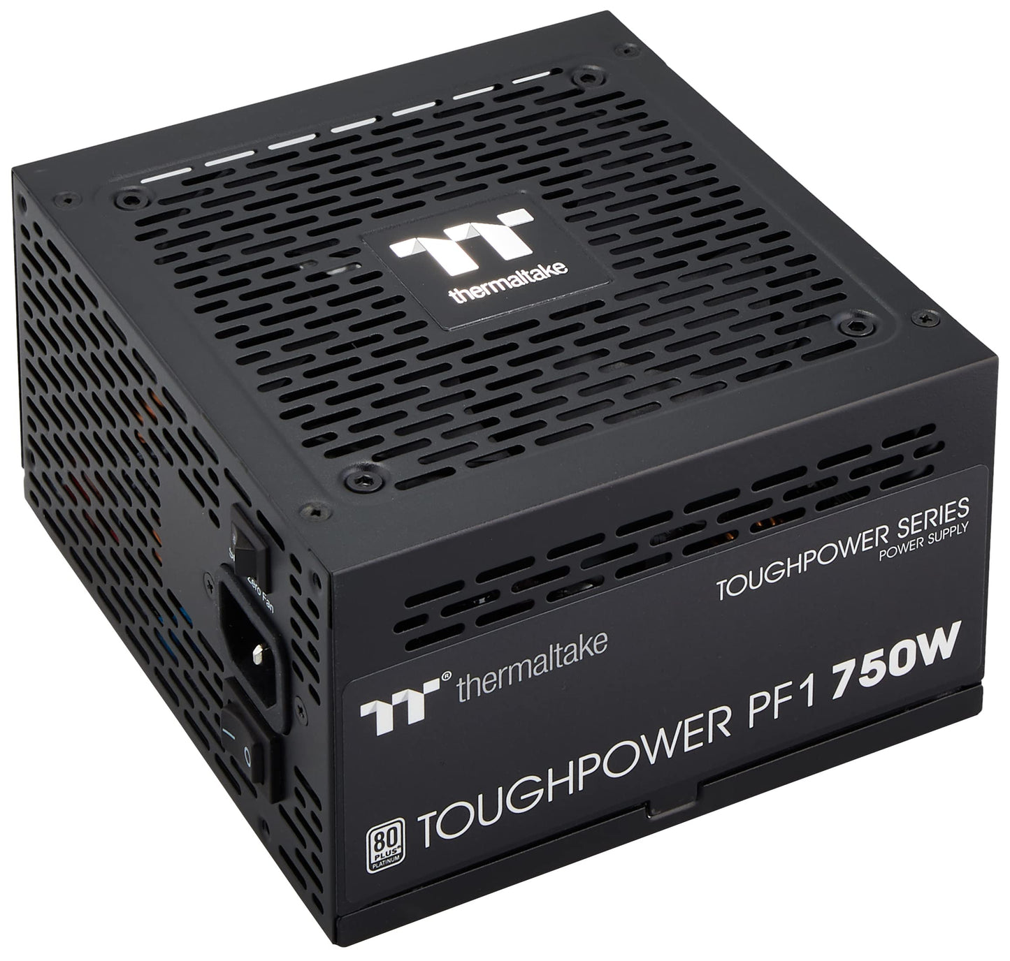 Thermaltake Toughpower PF1 750W - 80-Plus Platinum, fully modular, quiet 140mm fan, black, EU certified.