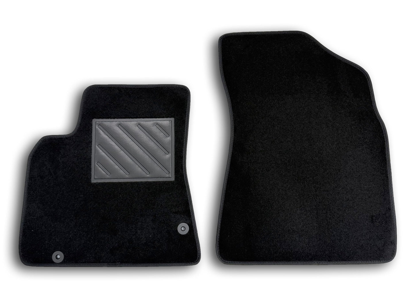 Paklāji Citroen Berlingo 2008-2018 Van, 2 gabali, precīzi, neslīdoši, papēža aizsargi no pastiprinātas gumijas, stiprinājuma pogas