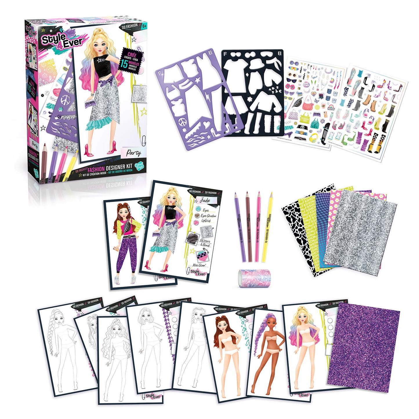 Modes dizaina komplekts Canal Toys Style für Ever-Fashion Designer-Set ar 284 detaļām, OFG 284