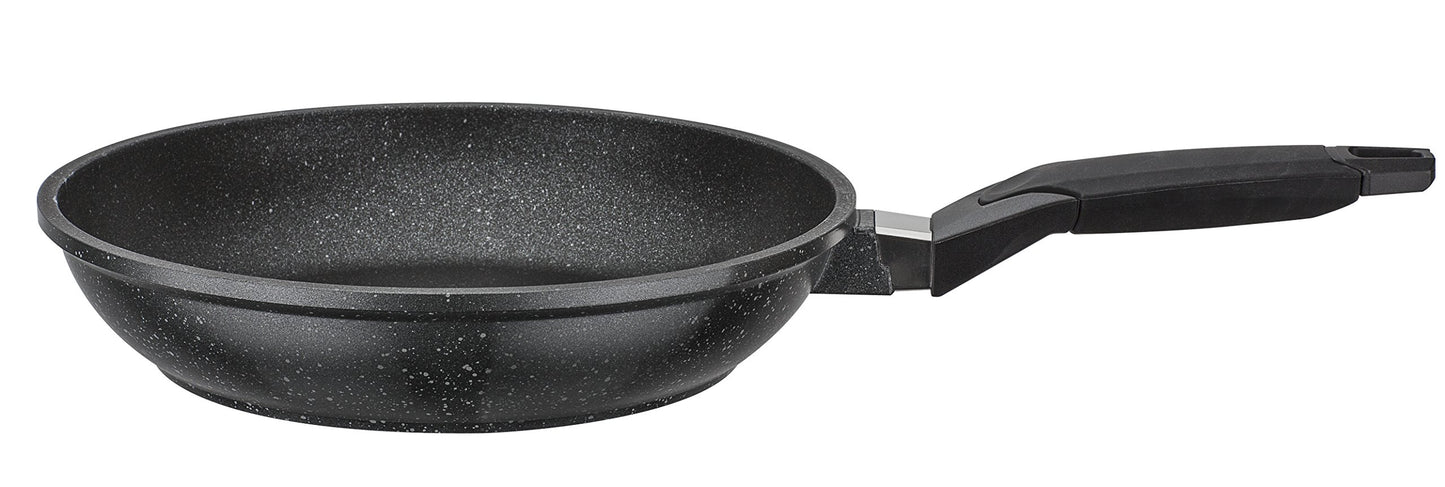 GSW TITĀNA GRANĪTA cepšanas panna FerroTherm - 20cm, melna, non-stick, durable, ideal for even cooking.