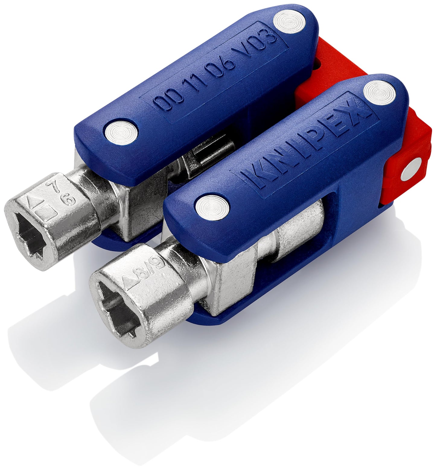 KNIPEX sadales skapja atslēga ar dubultu šarnīru 62 mm, 00 11 06 V03