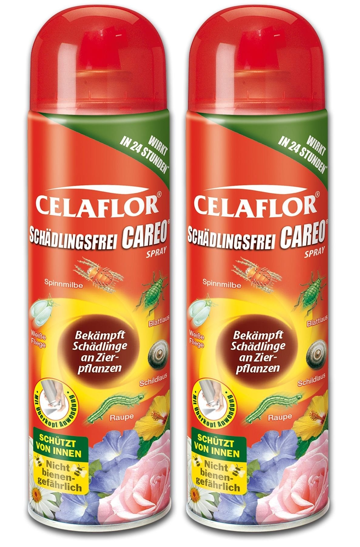 Augu aizsardzības līdzeklis Celaflor Schädlingsfrei CAREO Spray 800 ml izdevīgais komplekts (2× 400ml)