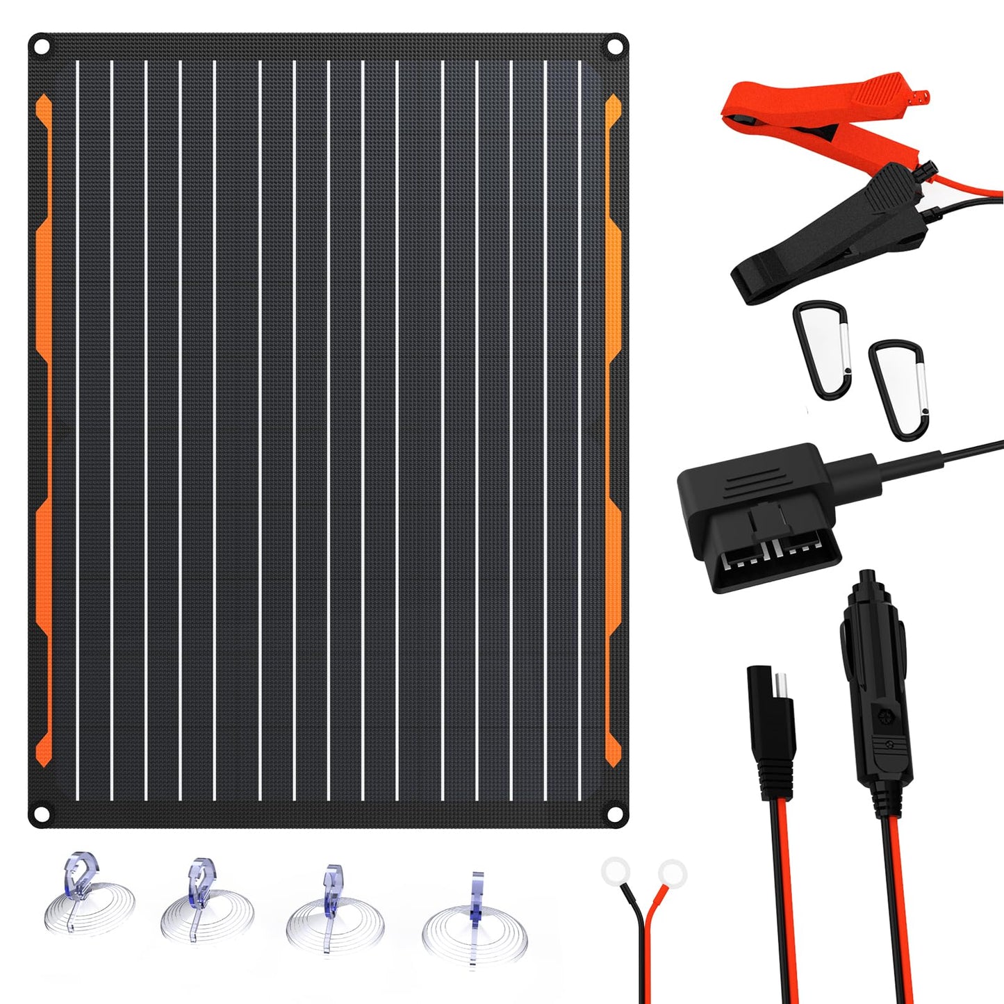 Saules auto akumulatora lādētājs 12V 20W saules modulis, saules panelis, pārnēsājams