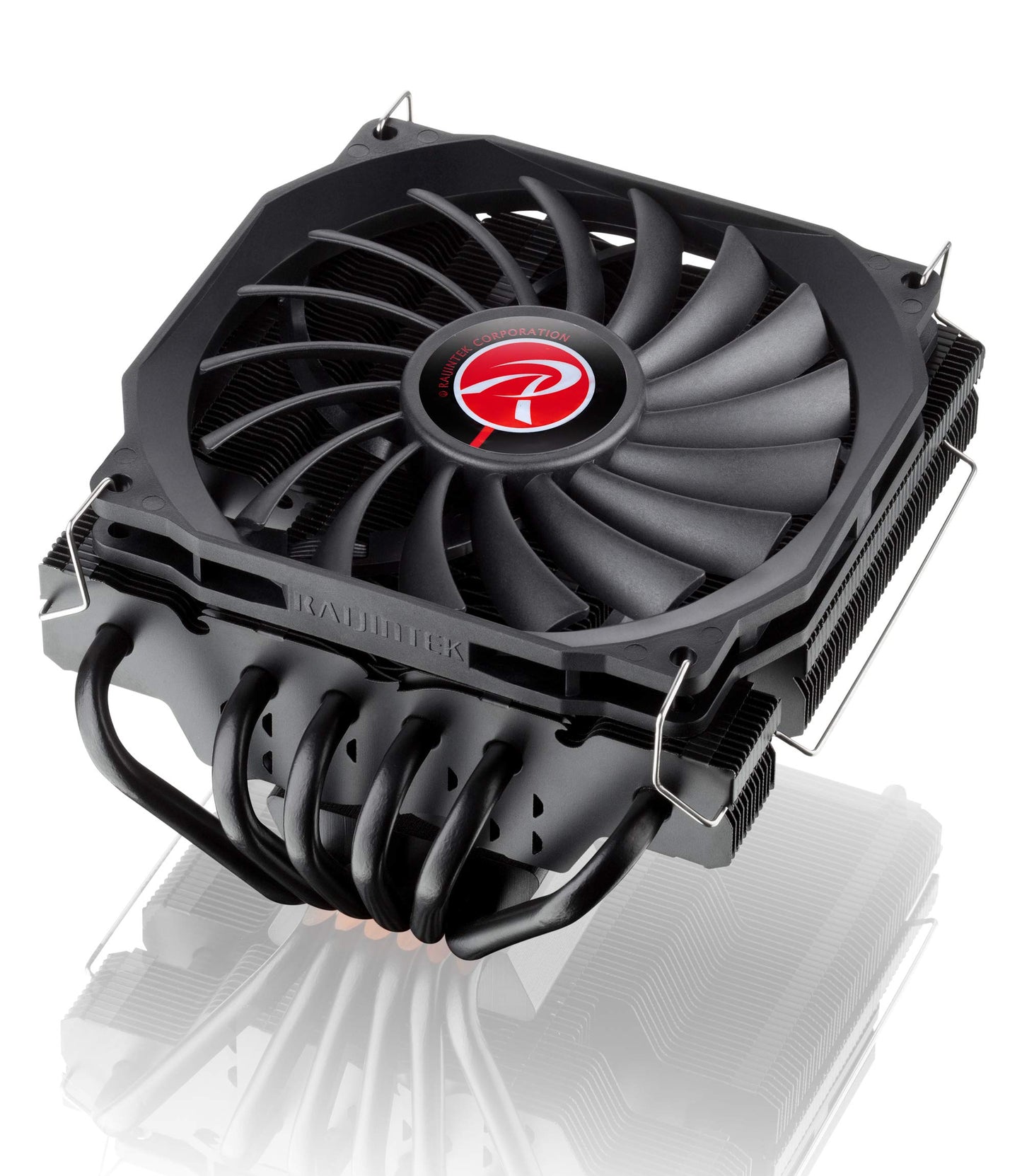 Raijintek Pallas 120 - zema profila CPU dzesētājs ar 120mm ventilatoru, ideāls mITX korpusam un spēļu datoriem.