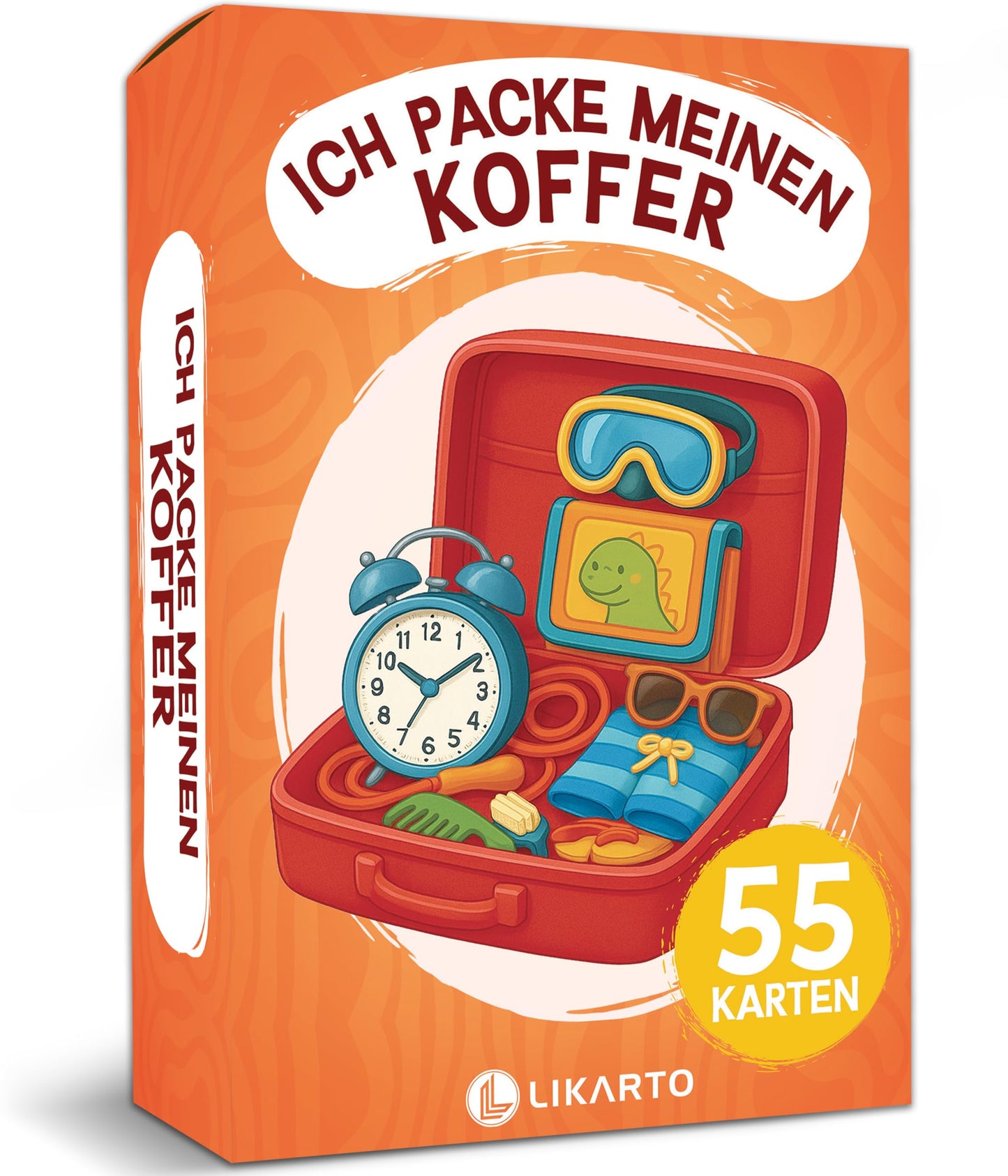 LIKARTO® Es krāmēju savu čemodānu spēle bērniem - ģimenes spēle, mācību spēle