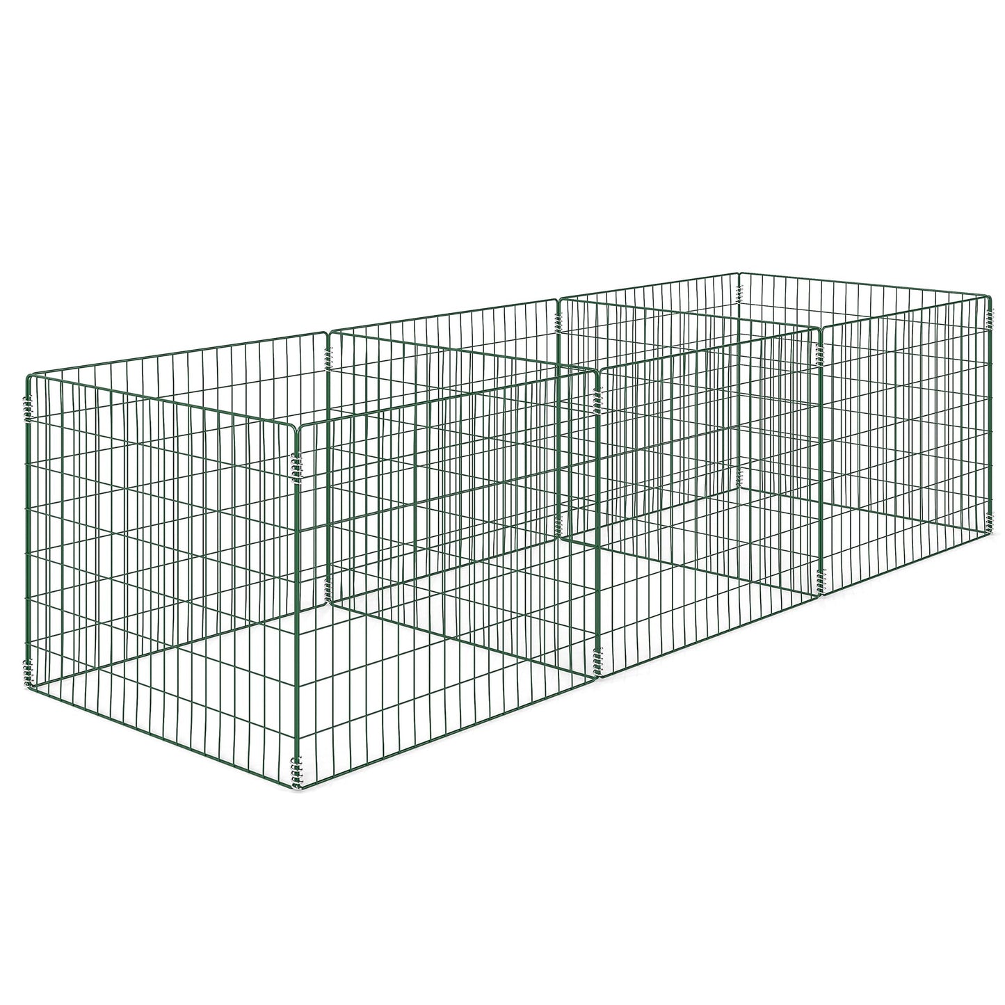 Kompostētājs Outsunny 1680 Liter 270 x 90 x 70 cm 3 daļas ātras kompostēšanas risinājums