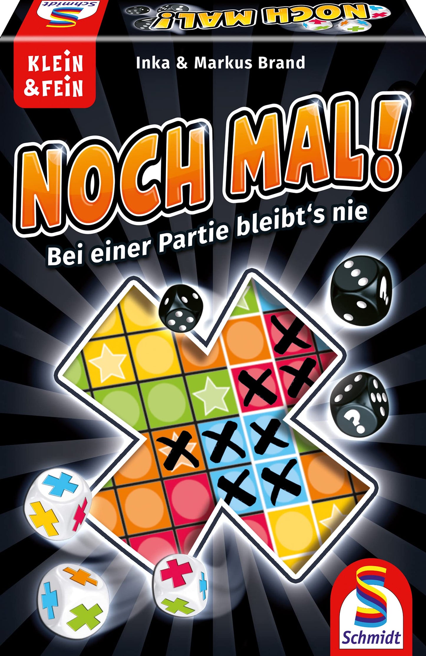 Galda spēle Schmidt Spiele 49327 Noch mal, kubiņu spēle no sērijas Klein & Fein, no 8 gadiem
