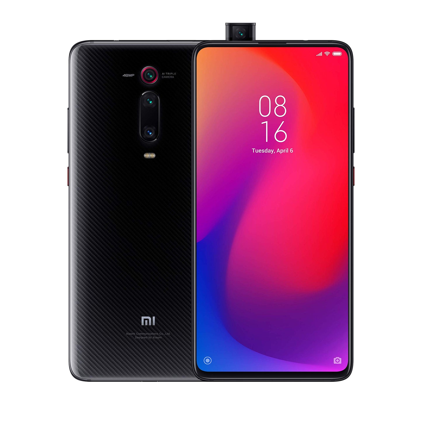 Xiaomi Mi 9T Pro - 6.39" FHD+ AMOLED, 128GB storage, 48MP triple AI camera, 20MP pop-up selfie, dual SIM, Android 9.0, black.