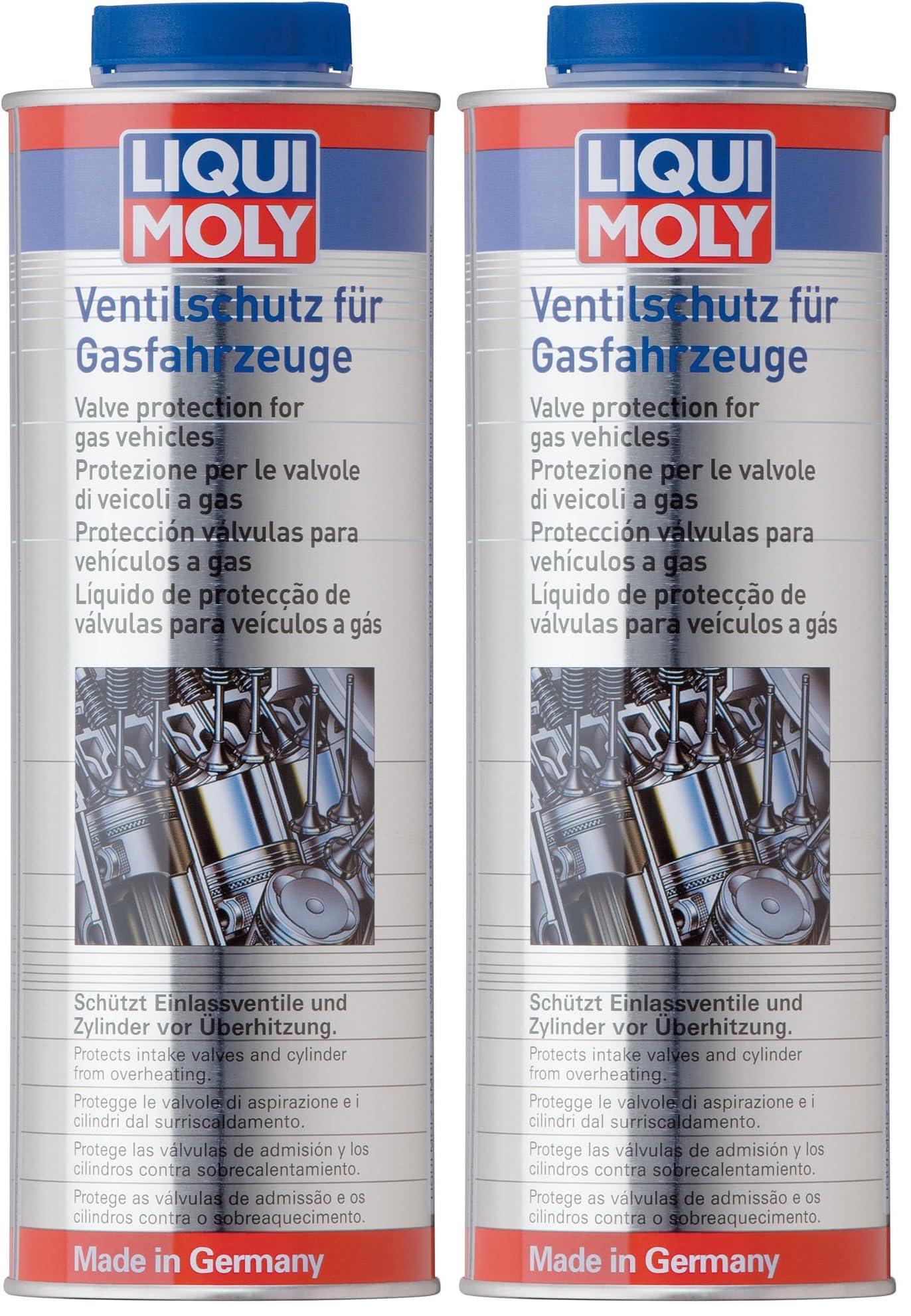 Liqui Moly MOLY 4012 ventiļu aizsardzība gāzes automašīnām 1 l, bezkrāsains, 2 iepakojums