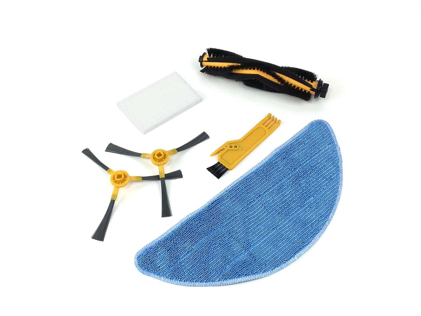 XORO Set 100 rezerves daļas putekļsūcējam HSR 100/200 - Tīrīšanas komplekts ACC600600, Dzeltens/Melns