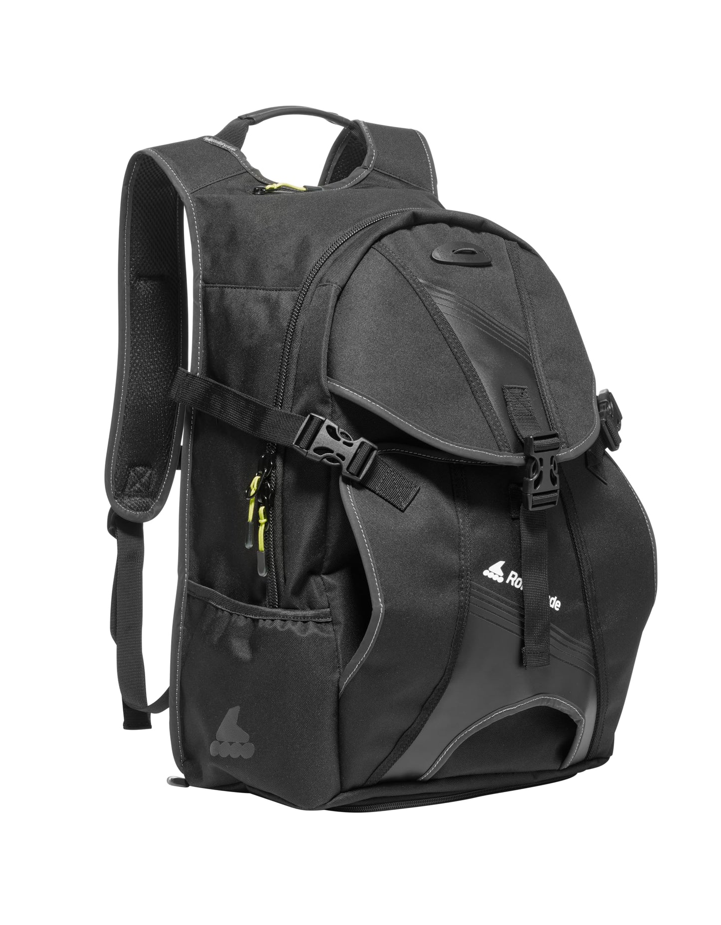 Skrituļslidu mugursoma Rollerblade PRO Backpack LT 30 ECO, unisex, melna, 30 l