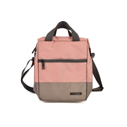 IRIS PUSDIENU SOMA URBAN SOFT PINK - 18/8 stainless steel, stylish design, durable and eco-friendly lunch bag.
