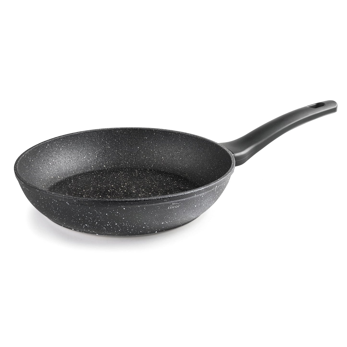 LACOR Java panna - 100% PFOA free, non-stick stone particles, full induction base, Ø 22 x 4.5 cm, black