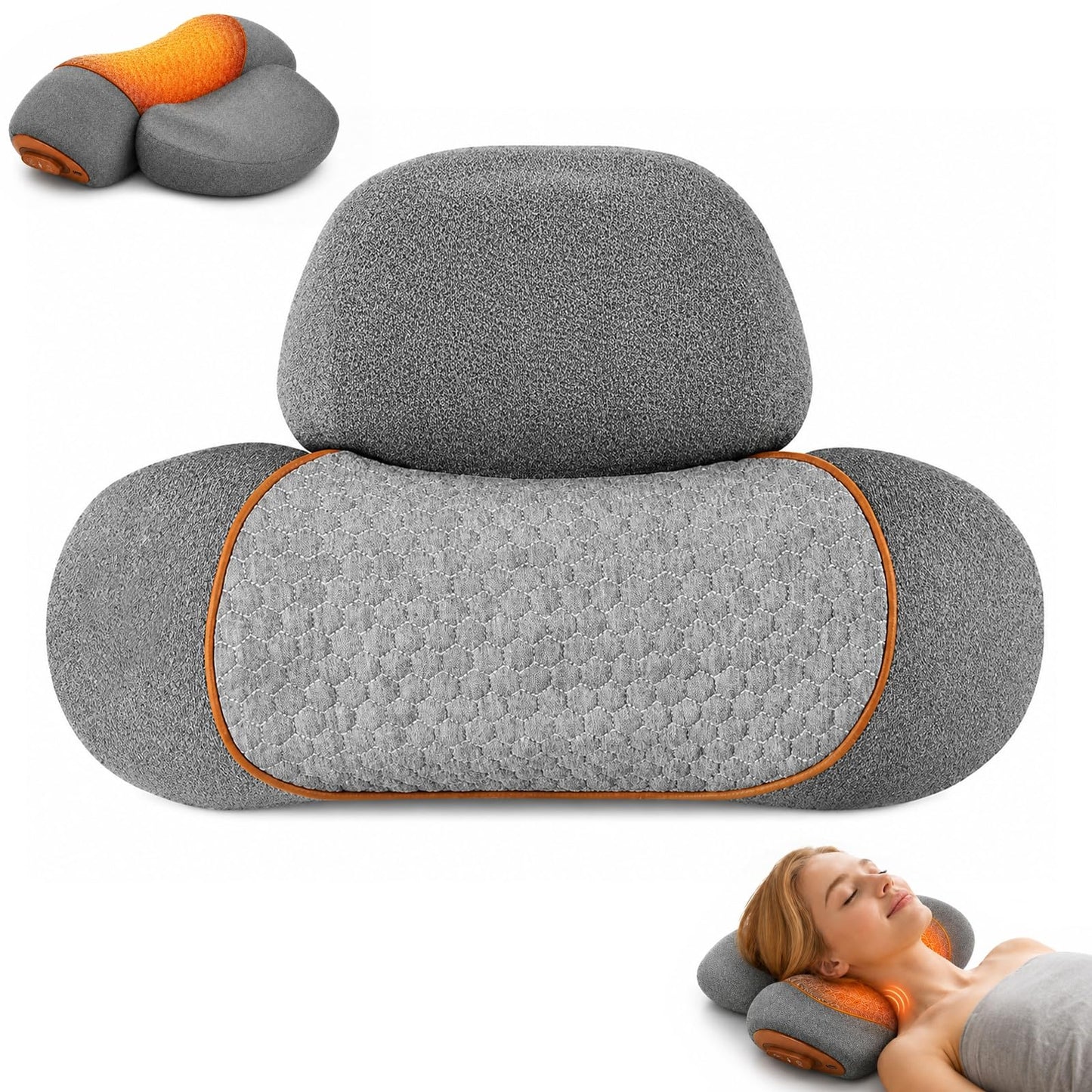 Kakla masāžas ierīce 3-in-1 ikdienas stresa un saspringuma mazināšanai