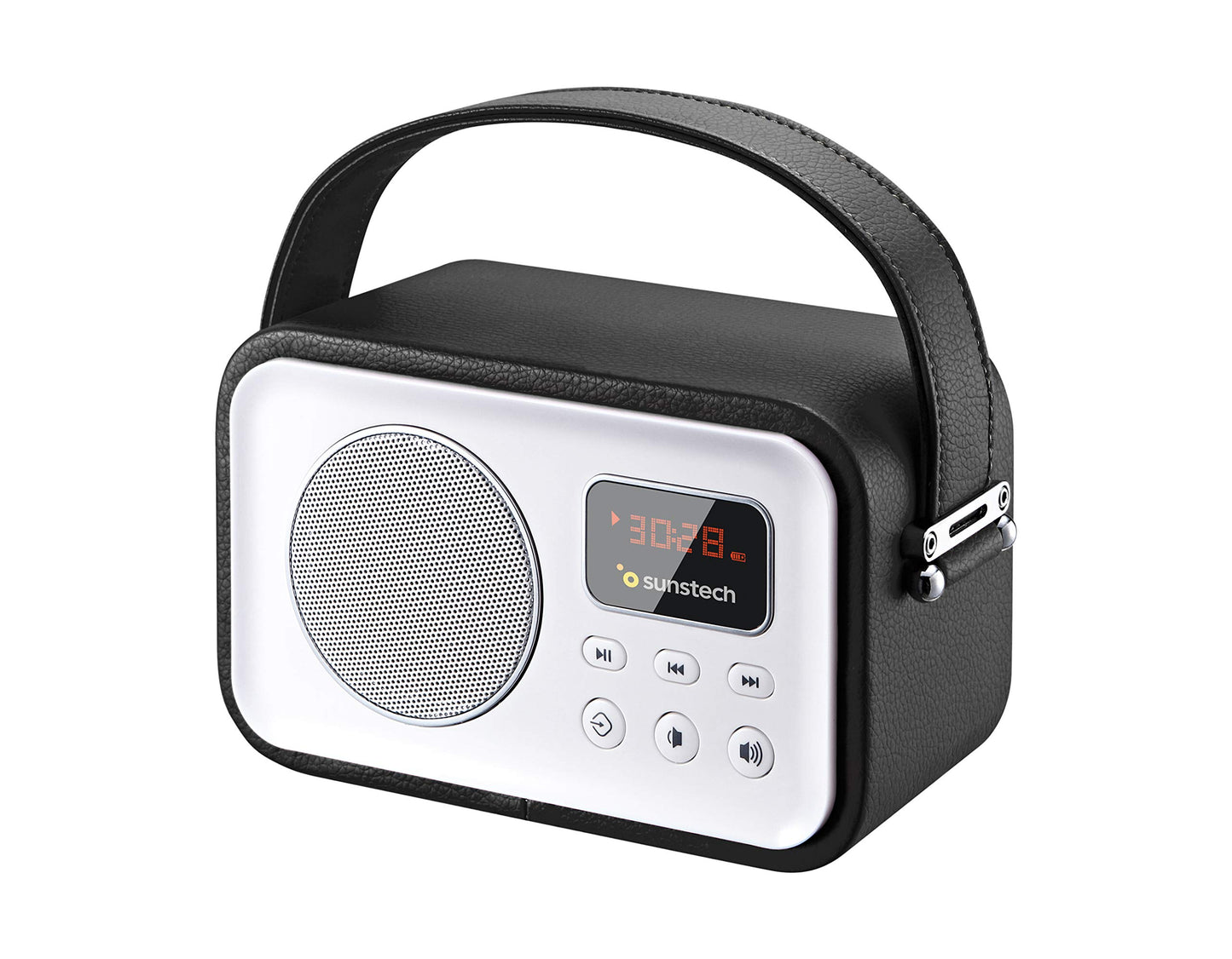 Sunstech RPBT450BK Retro Bluetooth radio melns