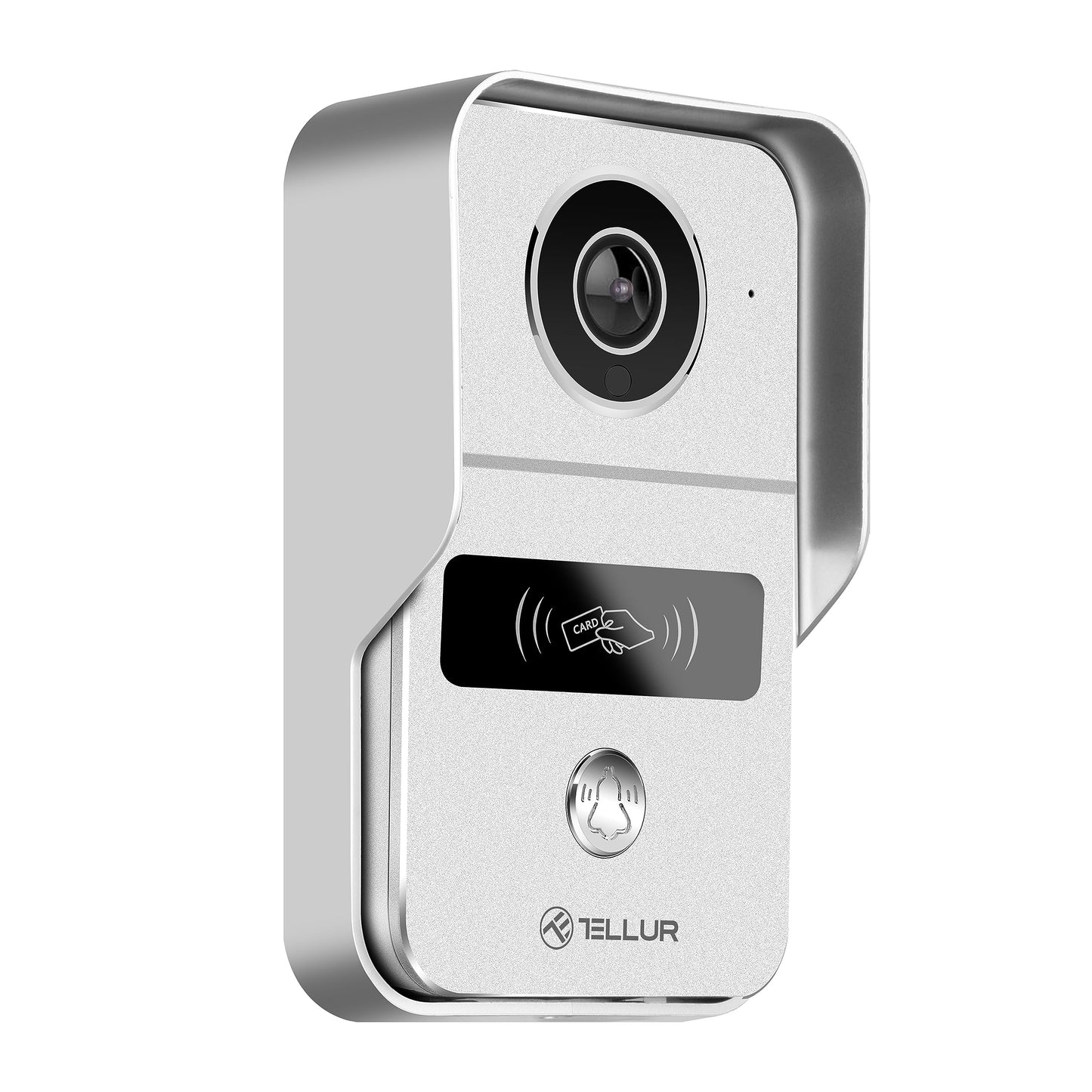 TELLUR SMART WLAN Video-Türklingel FHD1080P, WLAN durvju zvans Alexa durvju zvans, PIR kustību sensors, nakts redzamība, IP54, durvju zvani ar divvirzienu audio, Google Home un Alexa saderīgs
