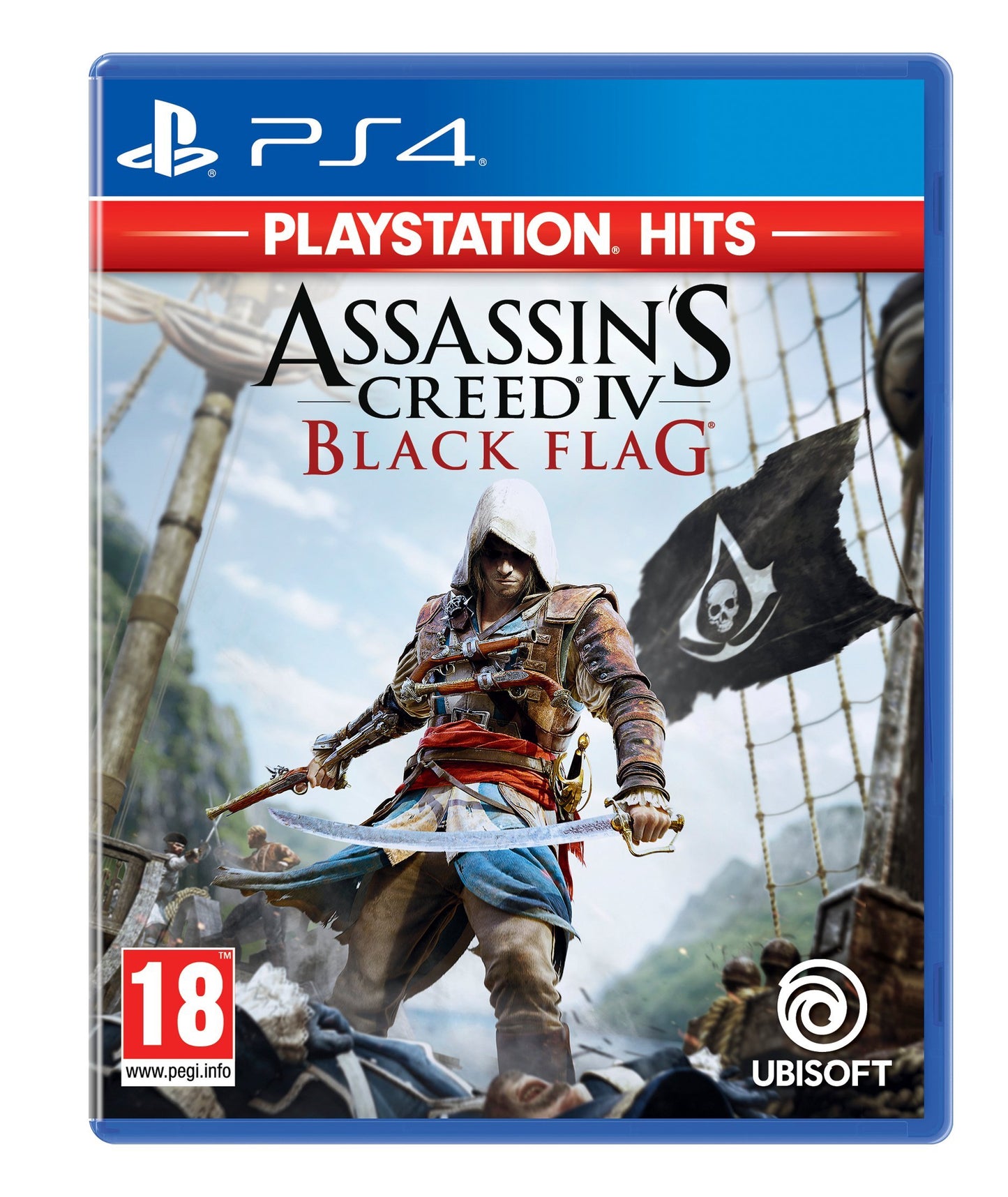 Assassin's Creed Playstation Hits Melnais karogs (PS4)