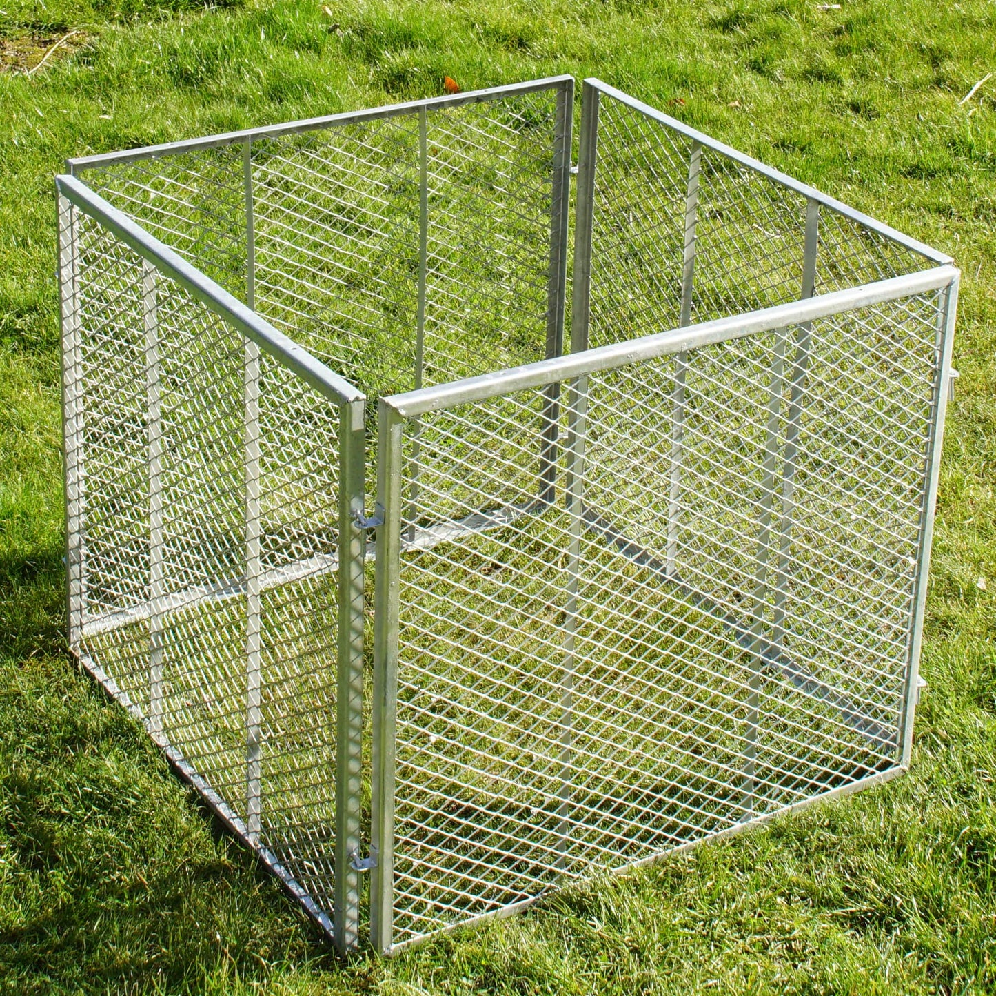 Metāla kompostētājs Holmwerk 80x80x70cm 448L