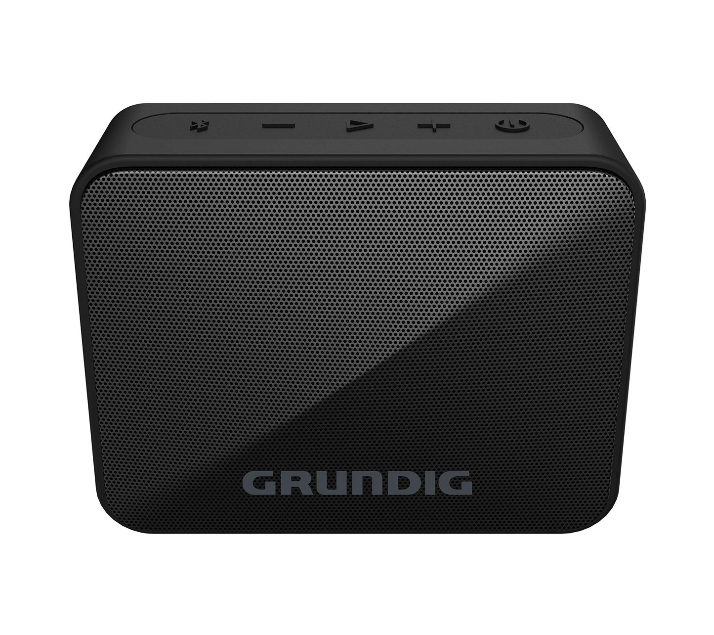 GRUNDIG Solo+ Melns - Bluetooth skaļrunis, skaņas kaste, 3.5 W RMS jauda, 30 metru darbības attālums, vairāk nekā 20 stundas atskaņošanas laika, Bluetooth 5.3, ūdensizturīgs korpuss (IPX5), Melns
