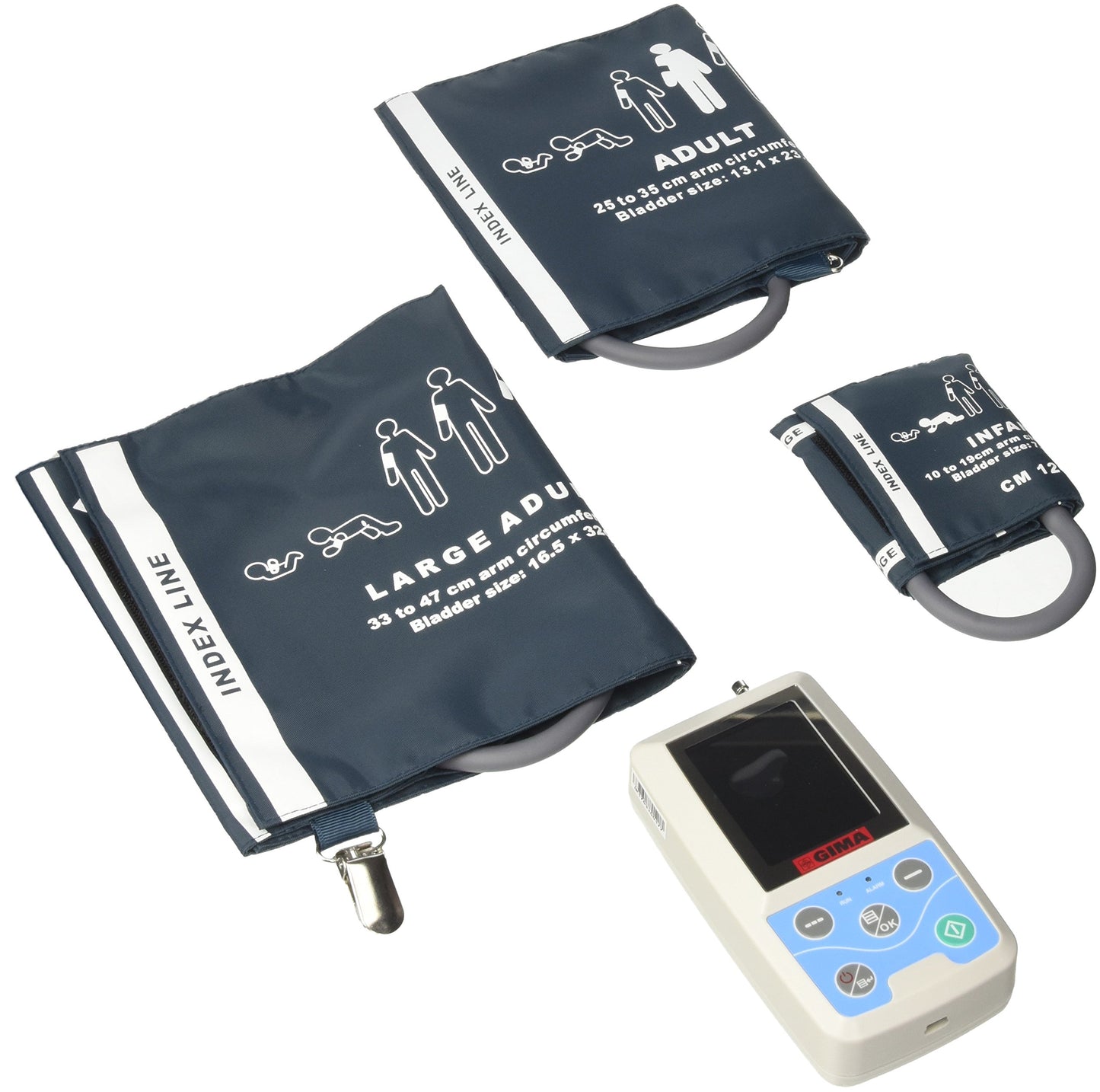GIMA asinsspiediena mērīšanas ierīce - oscilometriskā metode, precīzs asinsspiediena mērījums, modelis 35110