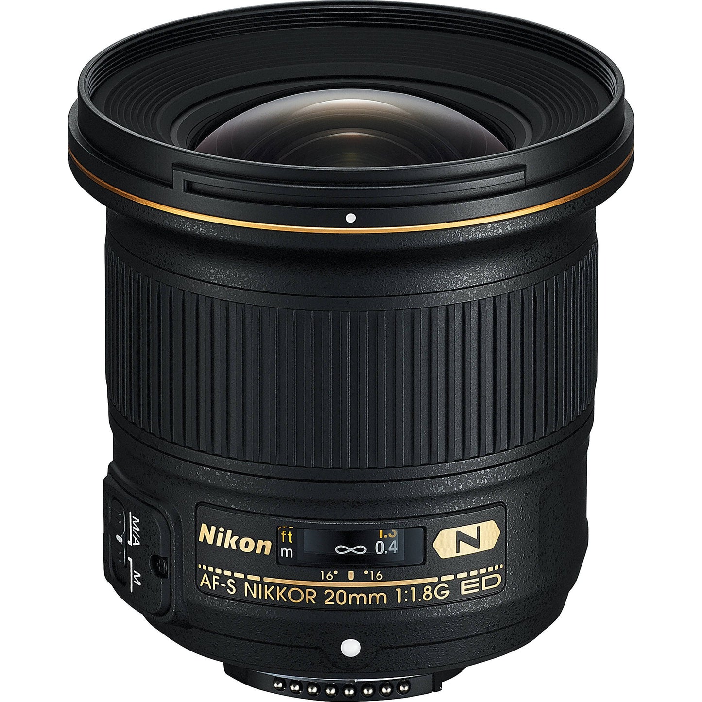 Nikon AF-S 20 mm 1:1,8 G ED objektīvs melns
