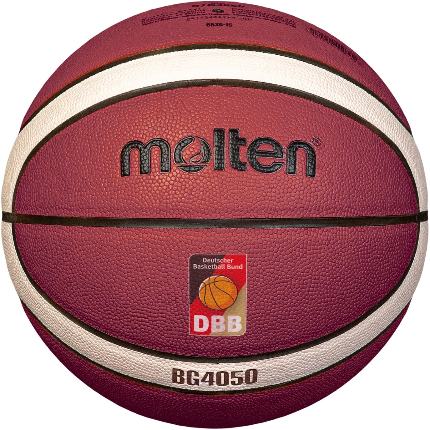 Basketbola bumba Molten BG4050, 7. izmērs, oranža/ivory