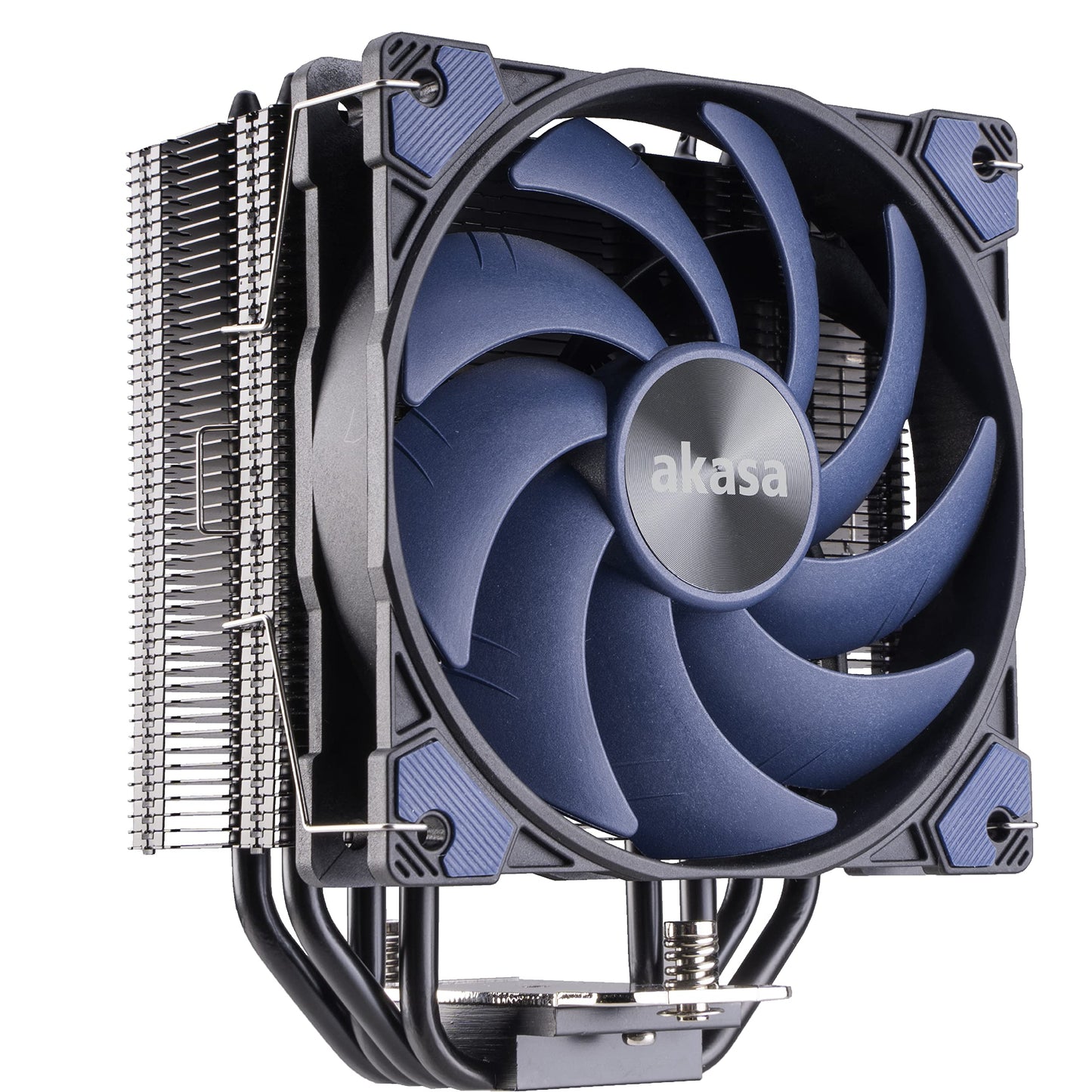 Akasa Alucia H4 Plus - Premium CPU cooler, TDP185W, supports Intel LGA 1851/1700/115x/1200/20XX & AMD AM4 AM5 Ryzen, 120mm PWM fan.