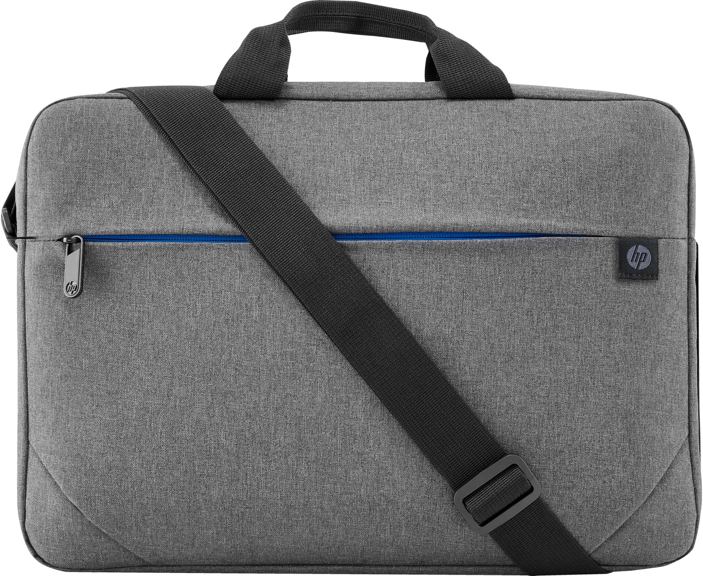 HP Prelude portatīvā datora soma, paredzēta 13,3 līdz 17,3 collu klēpjdatoriem, polsterēta siksna, ūdensizturīga, 370 g, 3 iekšējās kabatas, 1 ārējā kabata, pelēka